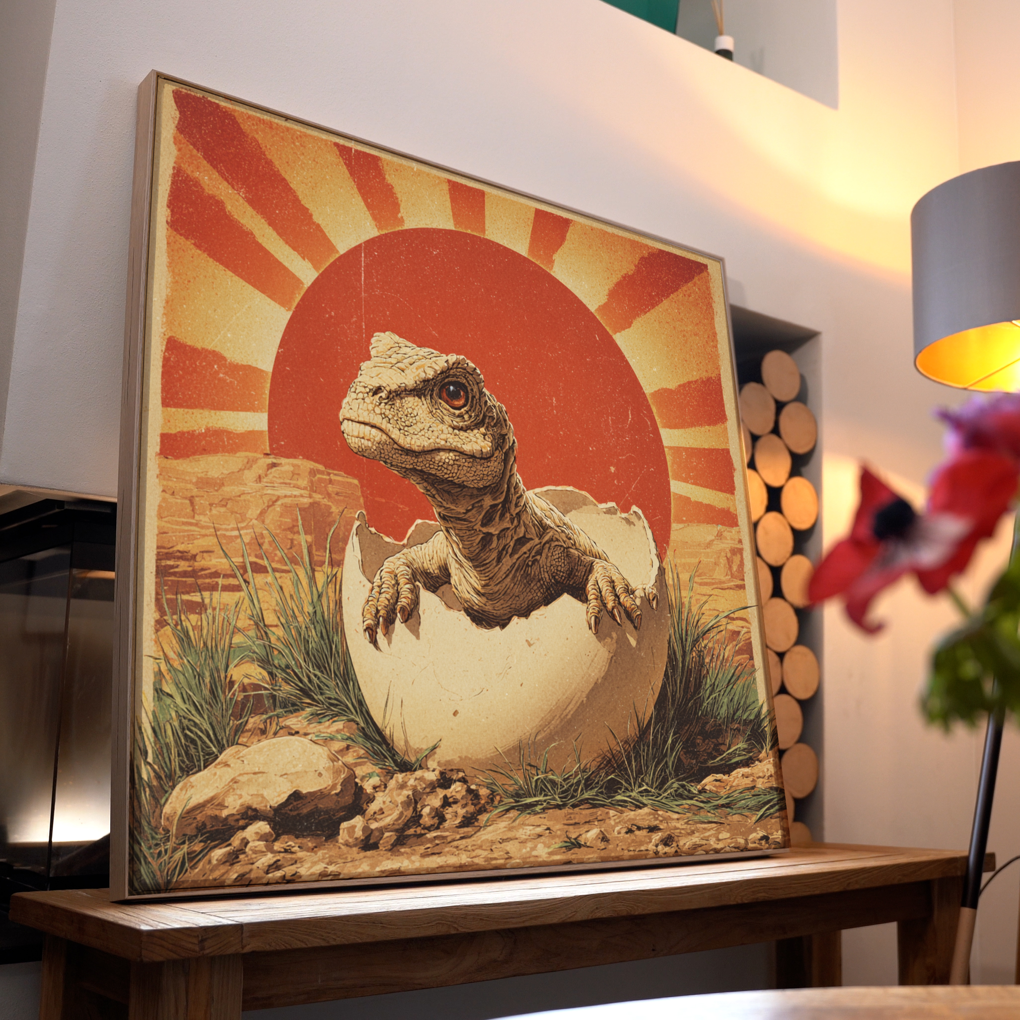 Schlüpfender Dino 2 | LED Bilder