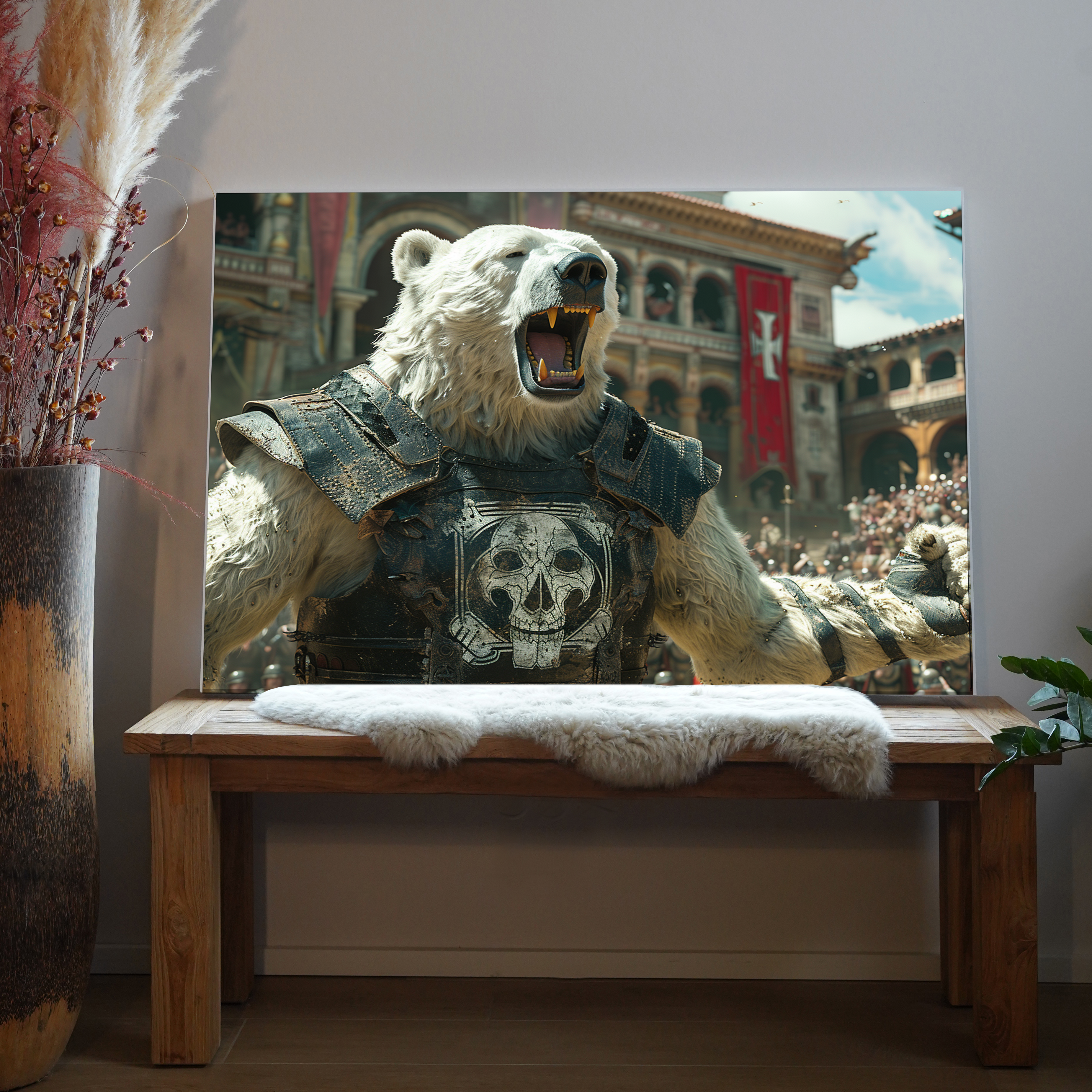 Eisbärkrieger 1 | LED Bild