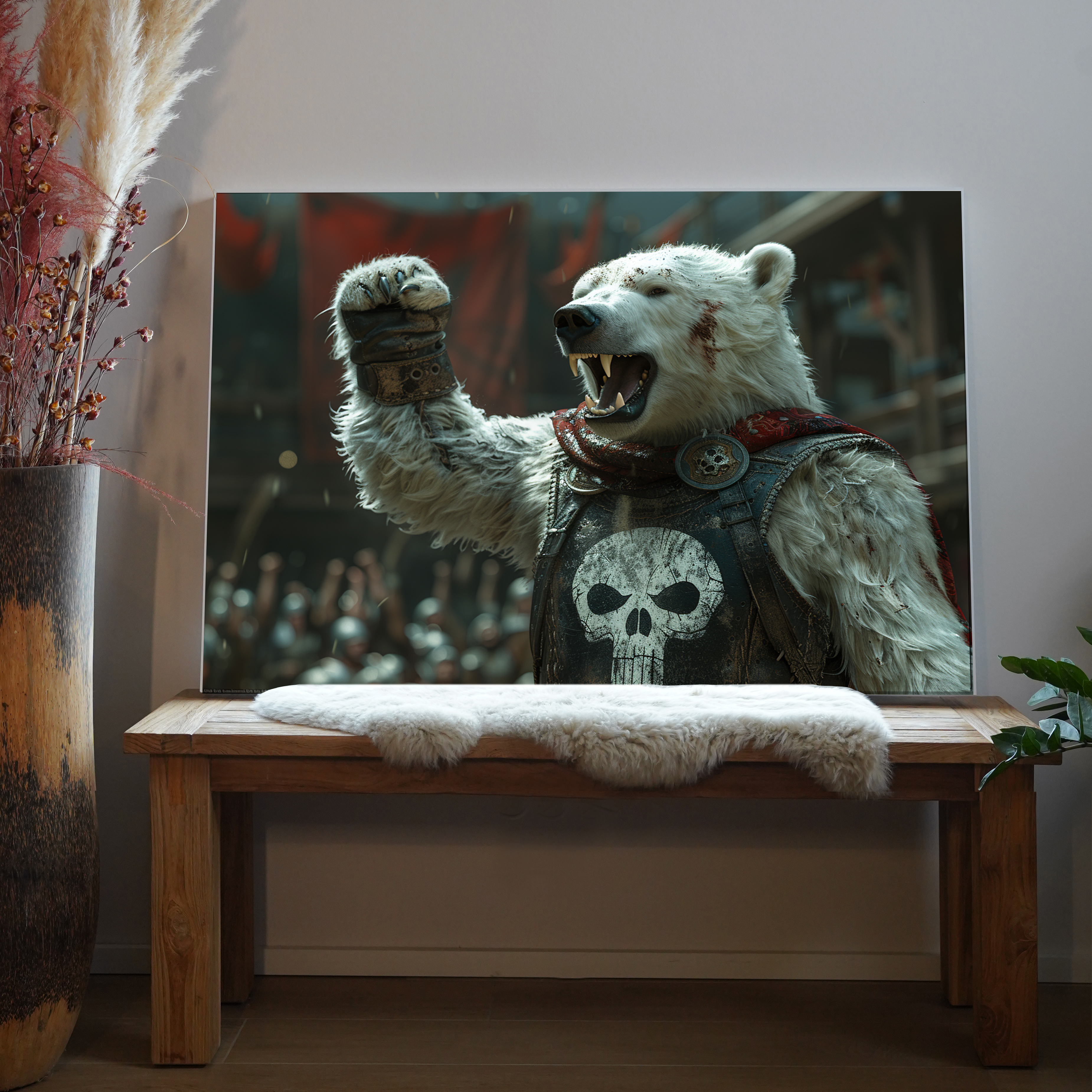 Eisbärkrieger 3 | LED Bild