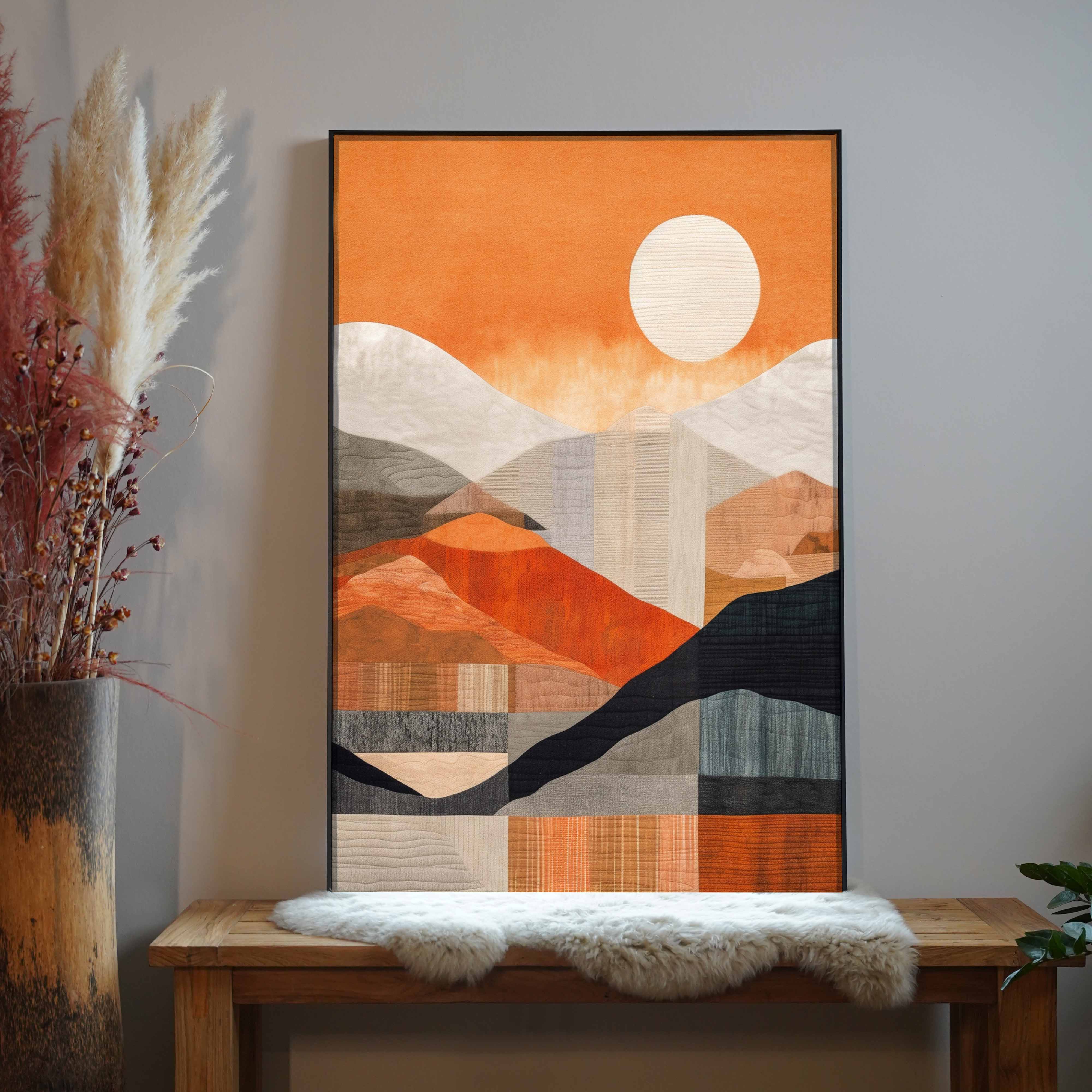 Abstrakte Berge 4 | LED Bild