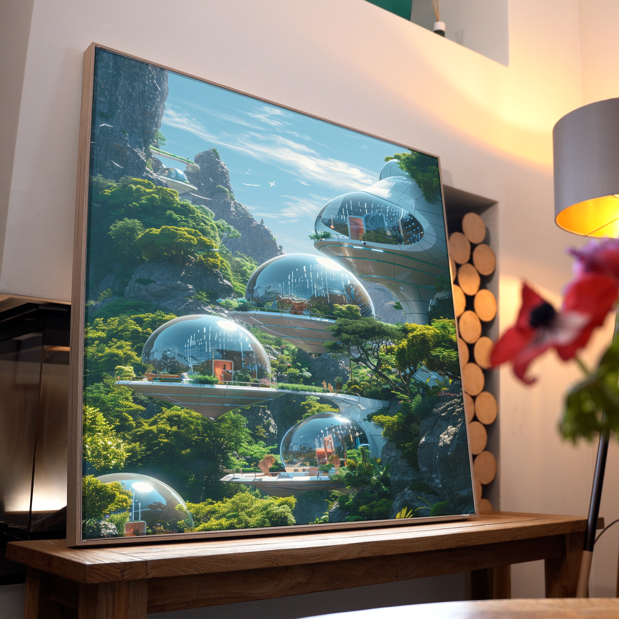 Futuristische Stadt 1 | LED Bild