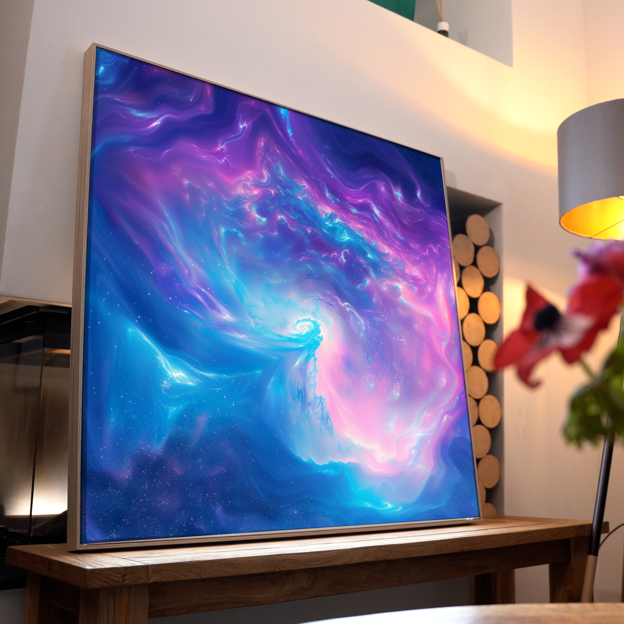 Bunte Galaxie Illustration 2 | LED Bild