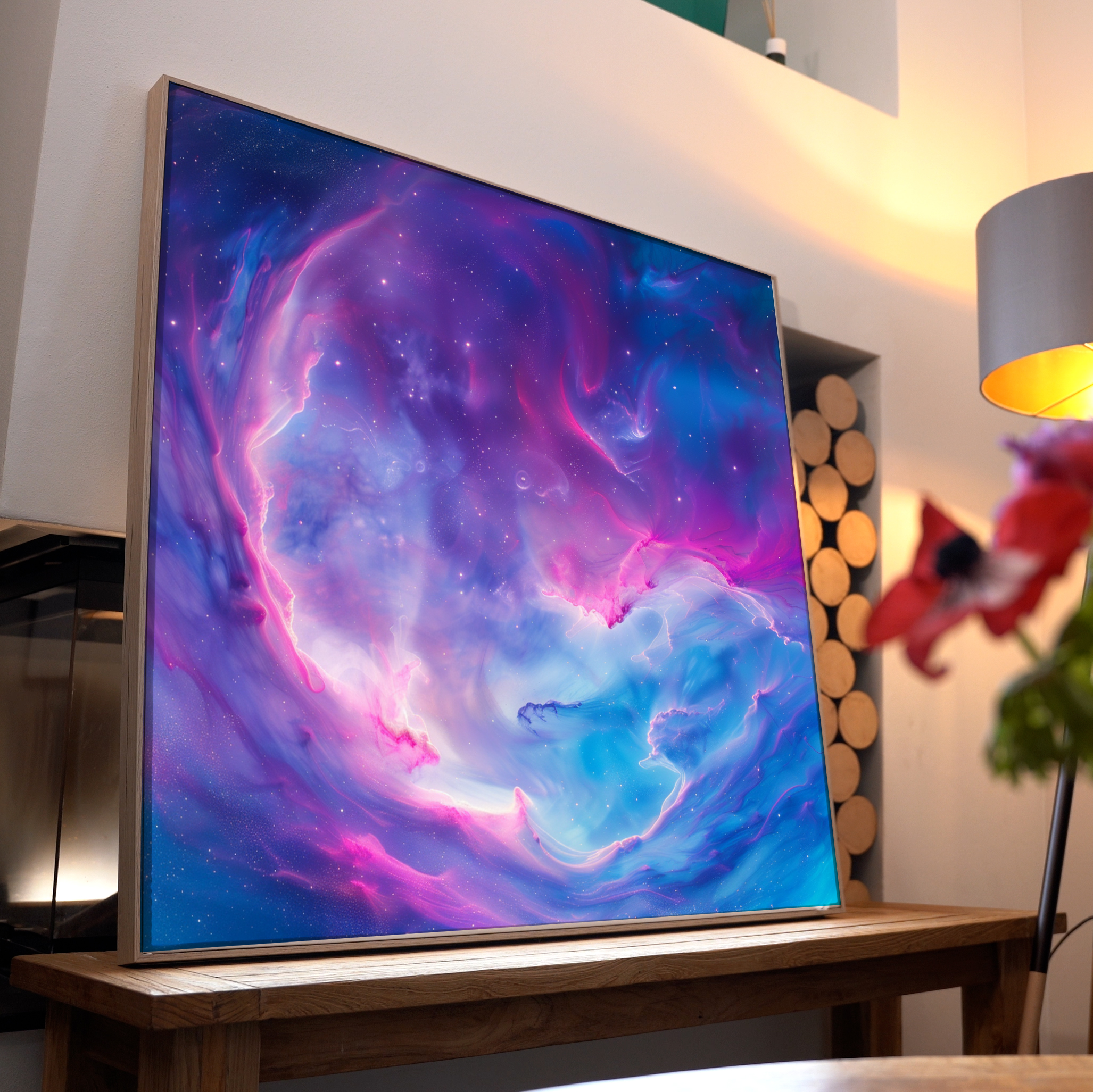 Bunte Galaxie Illustration 4 | LED Bild