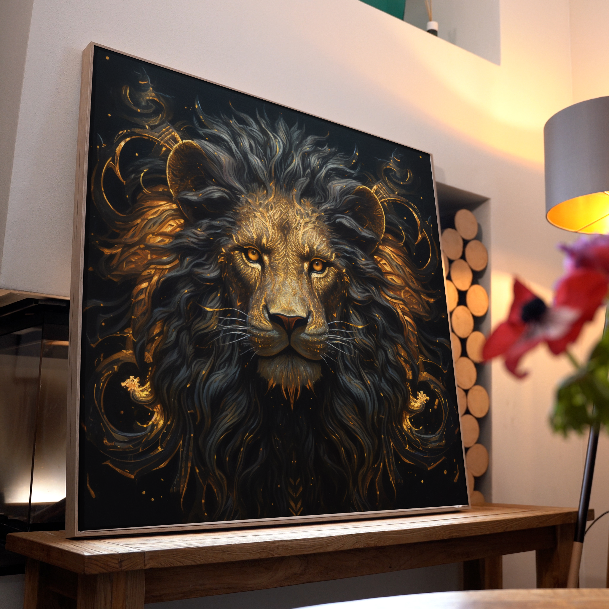 Magischer Löwe | LED Bild