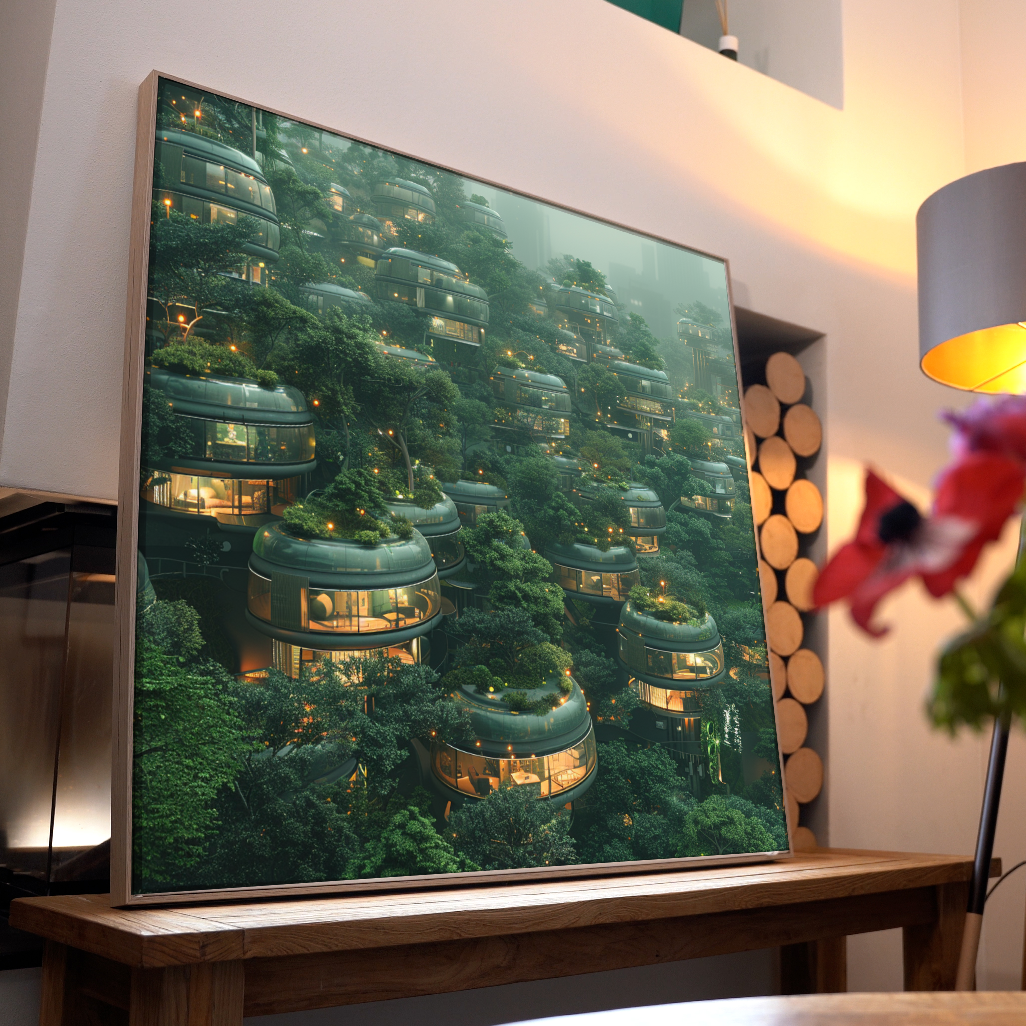 Utopische Stadt 2 | LED Bild