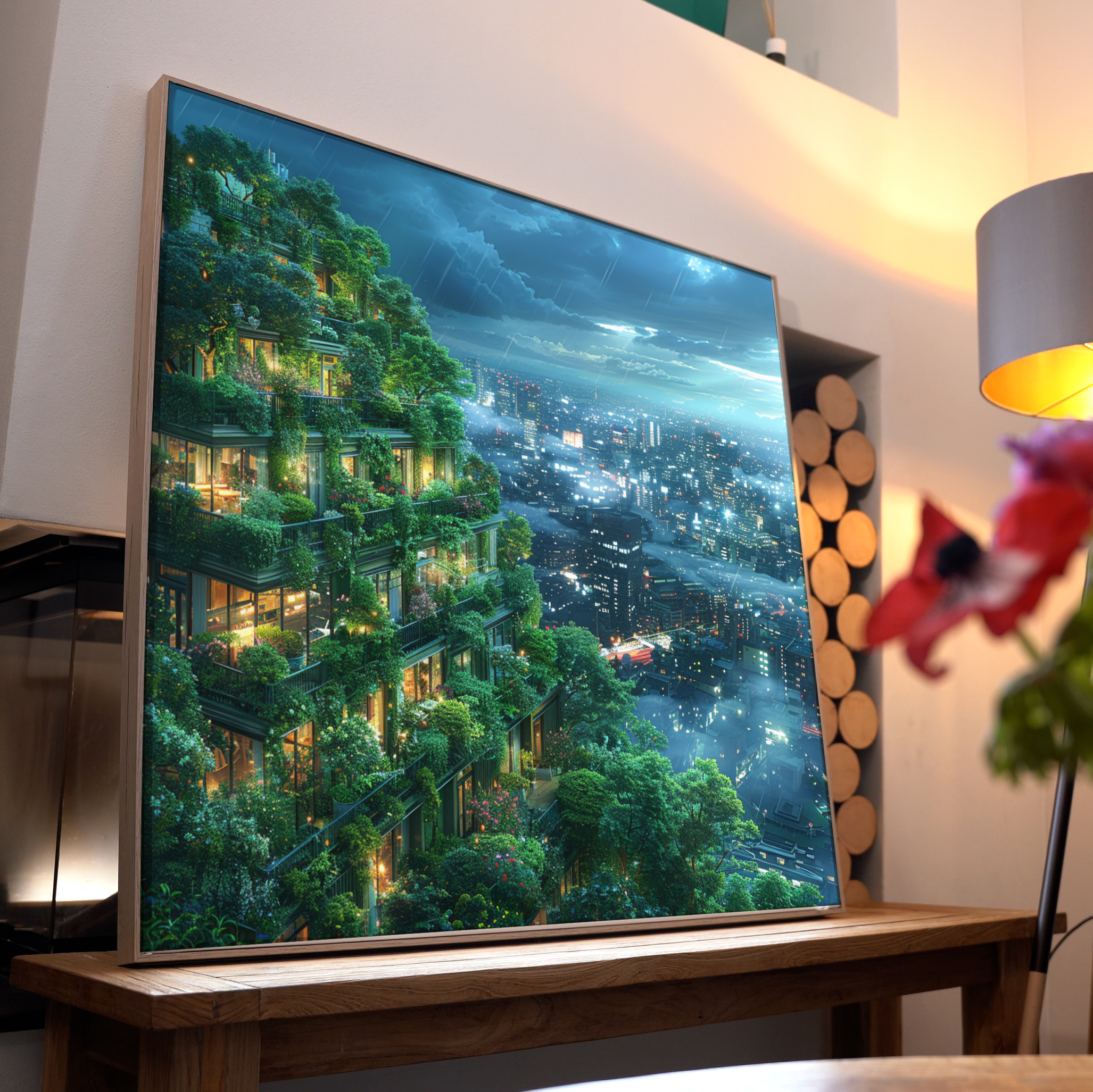 Utopische Stadt 5 | LED Bild