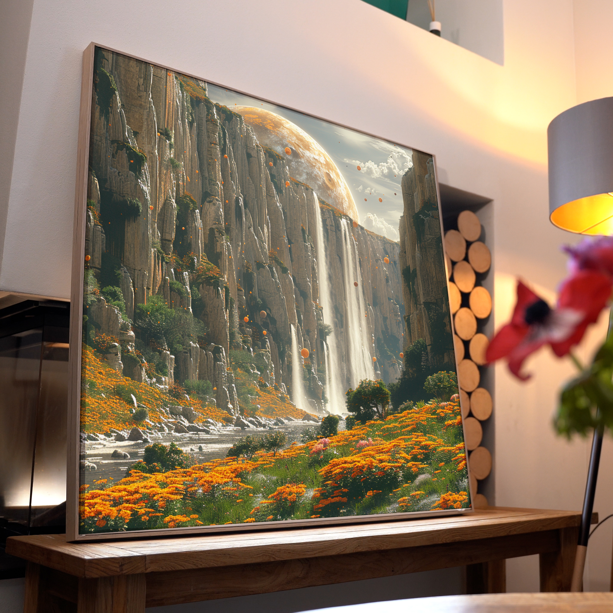 Utopische Stadt 8 | LED Bild