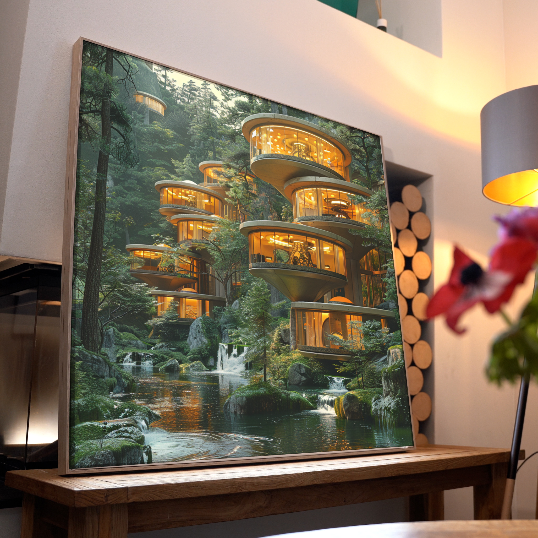 Utopische Stadt 10 | LED Bild