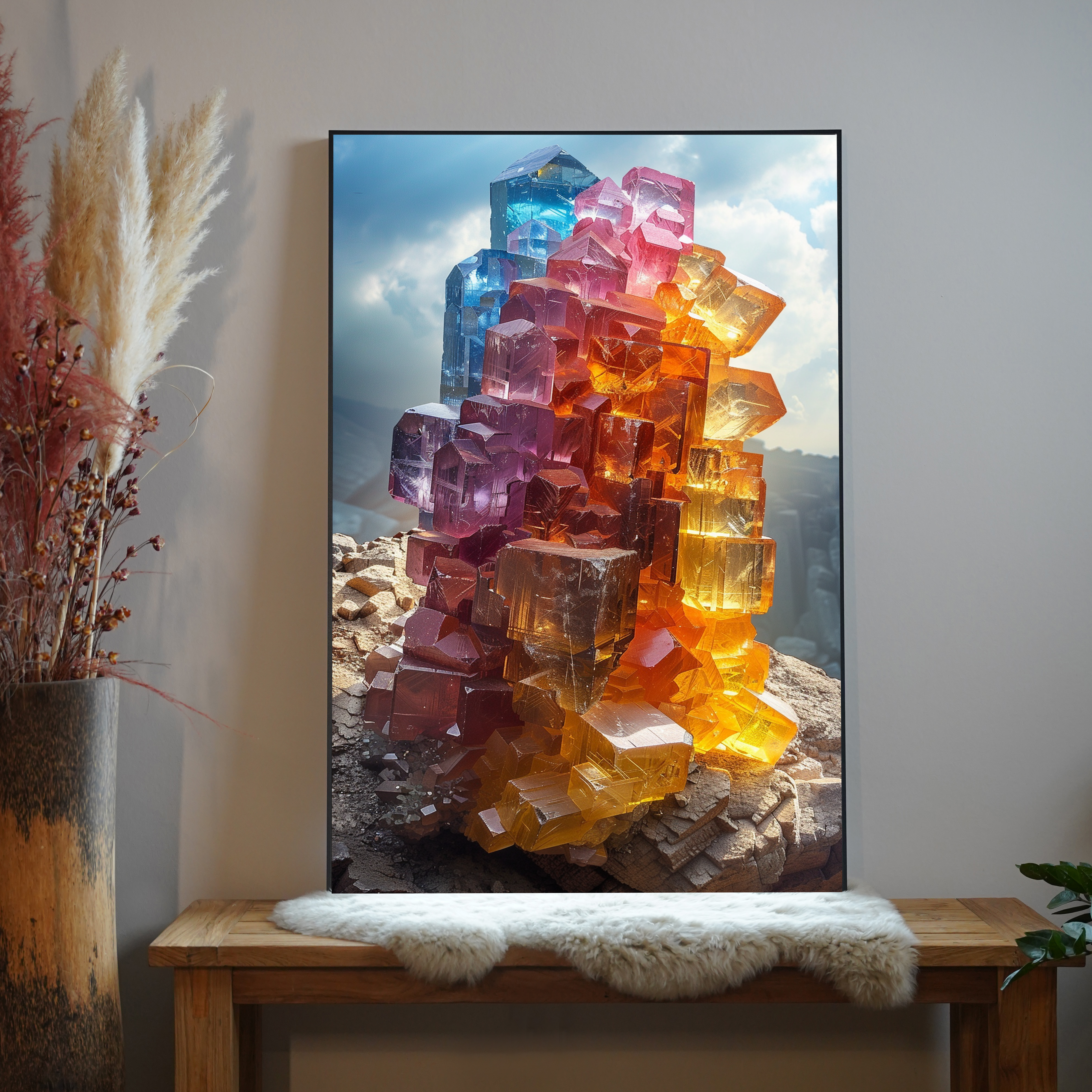 Bunte Kristalle 2 | LED Bild