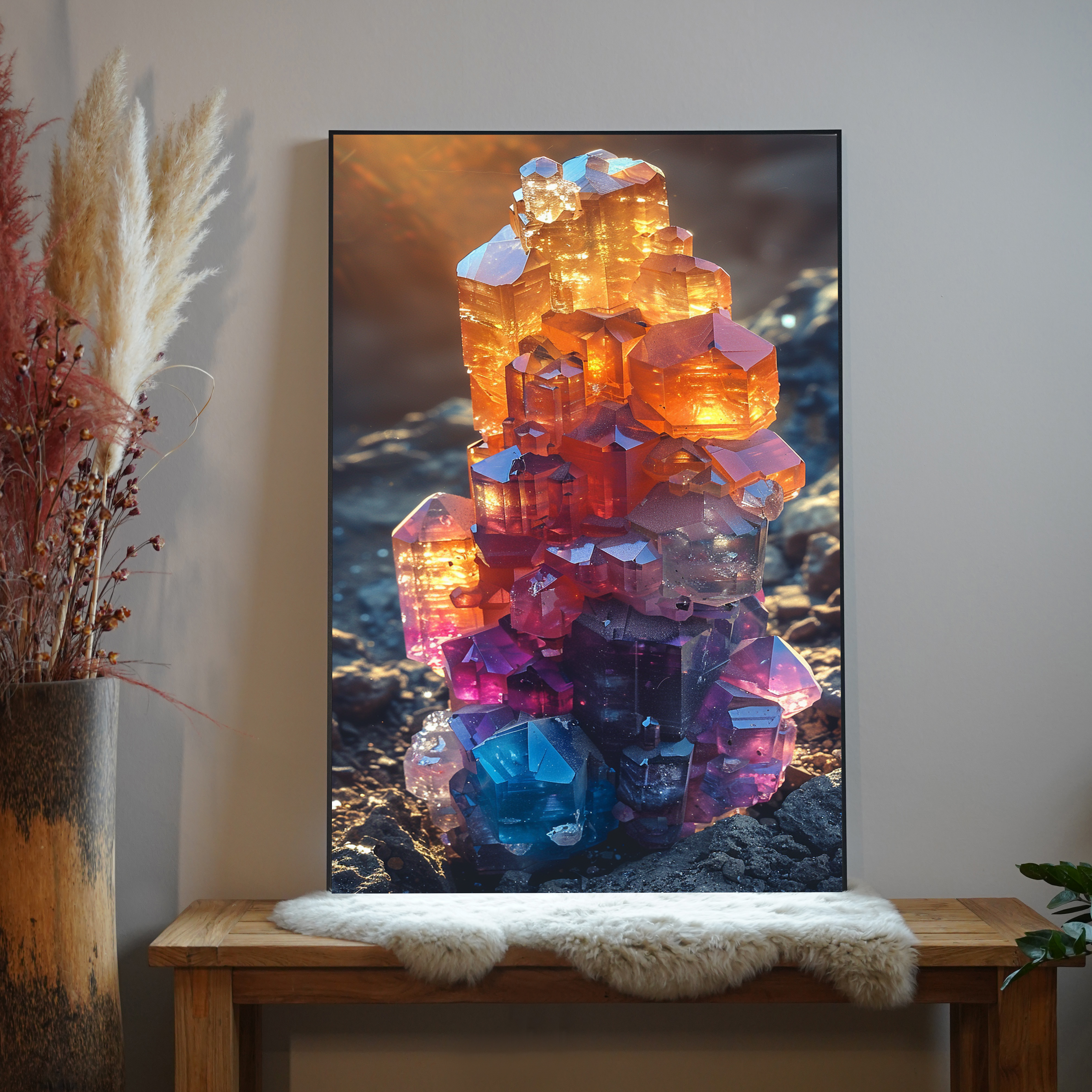 Bunte Kristalle 3 | LED Bild