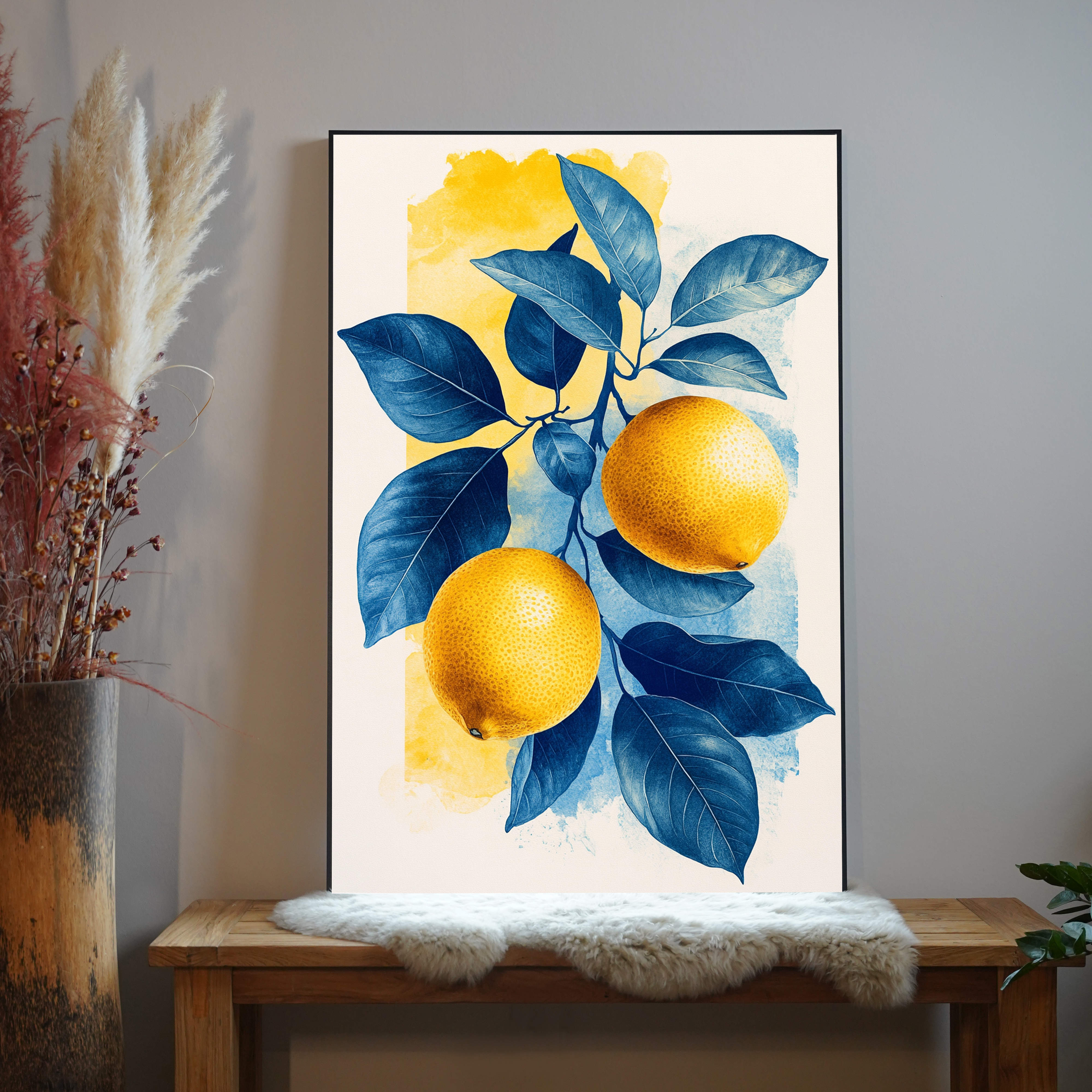 Zitronen Illustriert 1| LED Bild