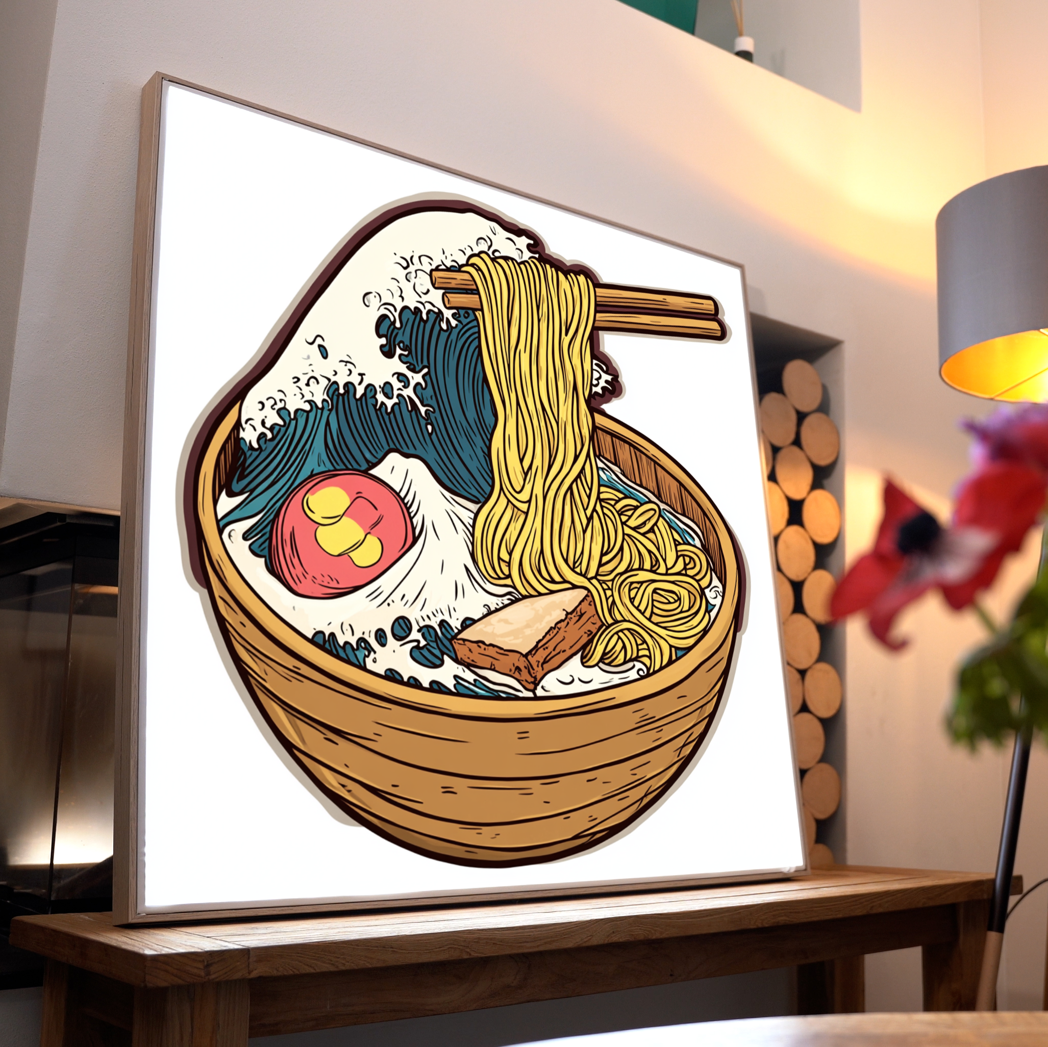 Schüssel mit Ramen | LED Bild