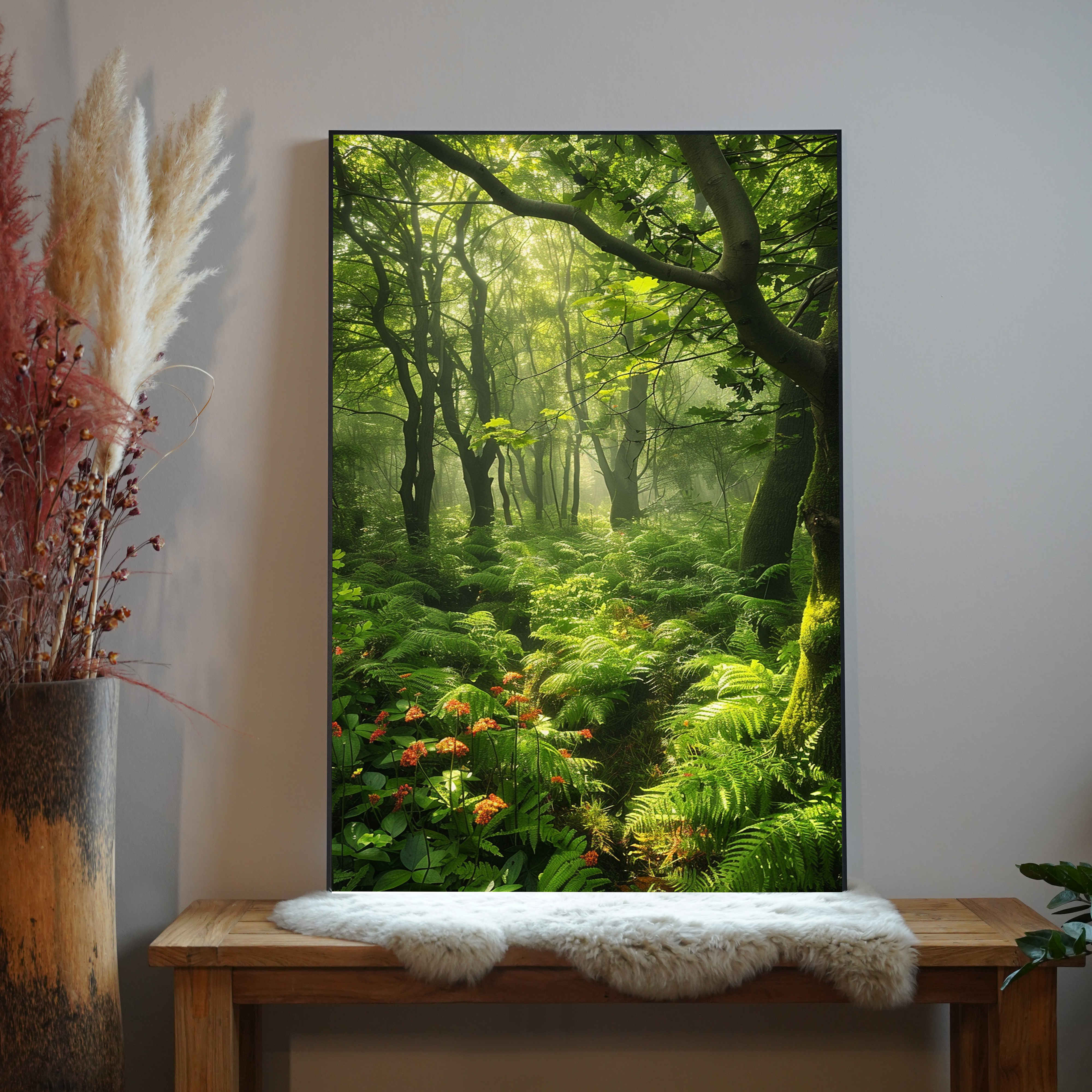 Anime Waldlandschaft 3 | LED Bild