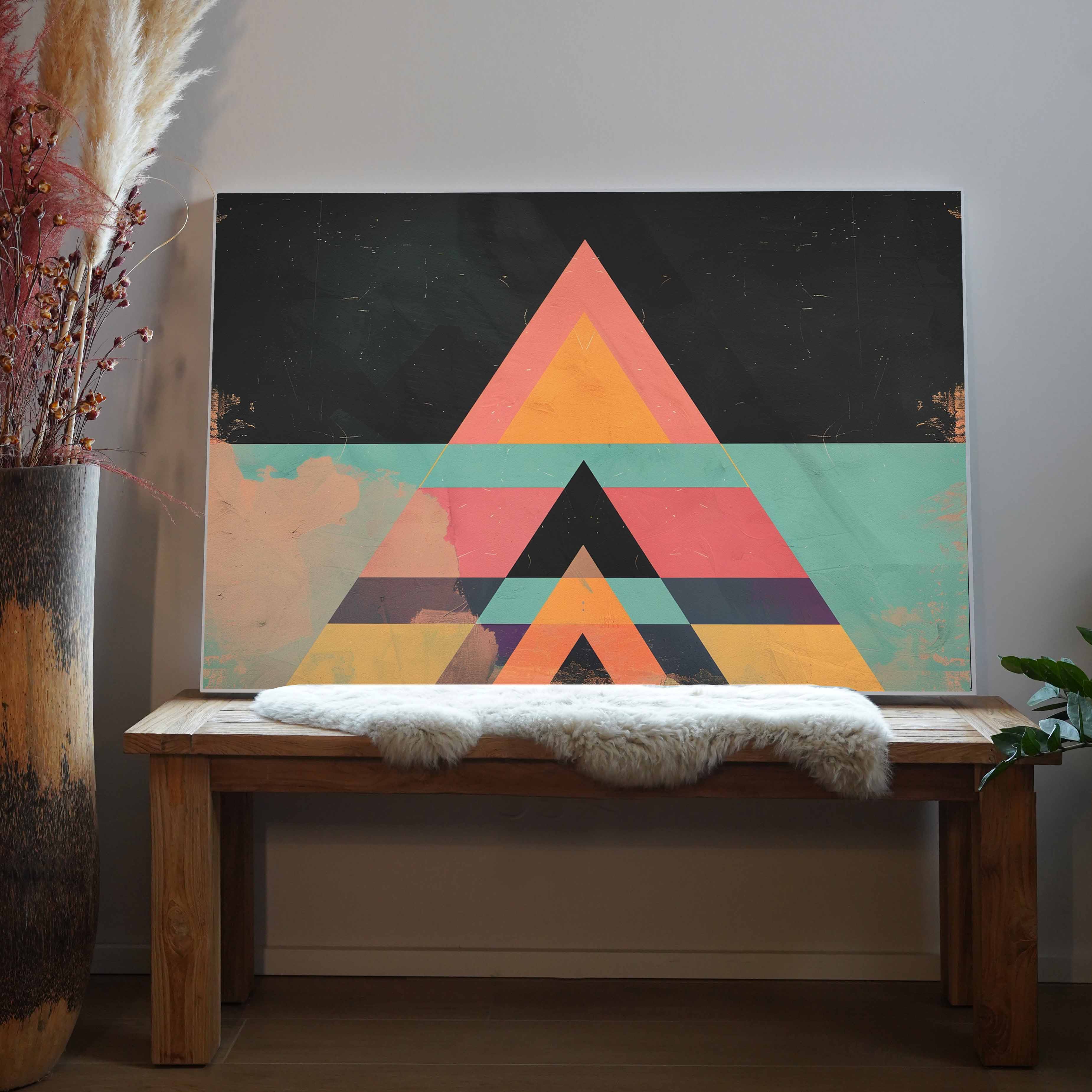 Geometrischer Stil 2 | LED Bild