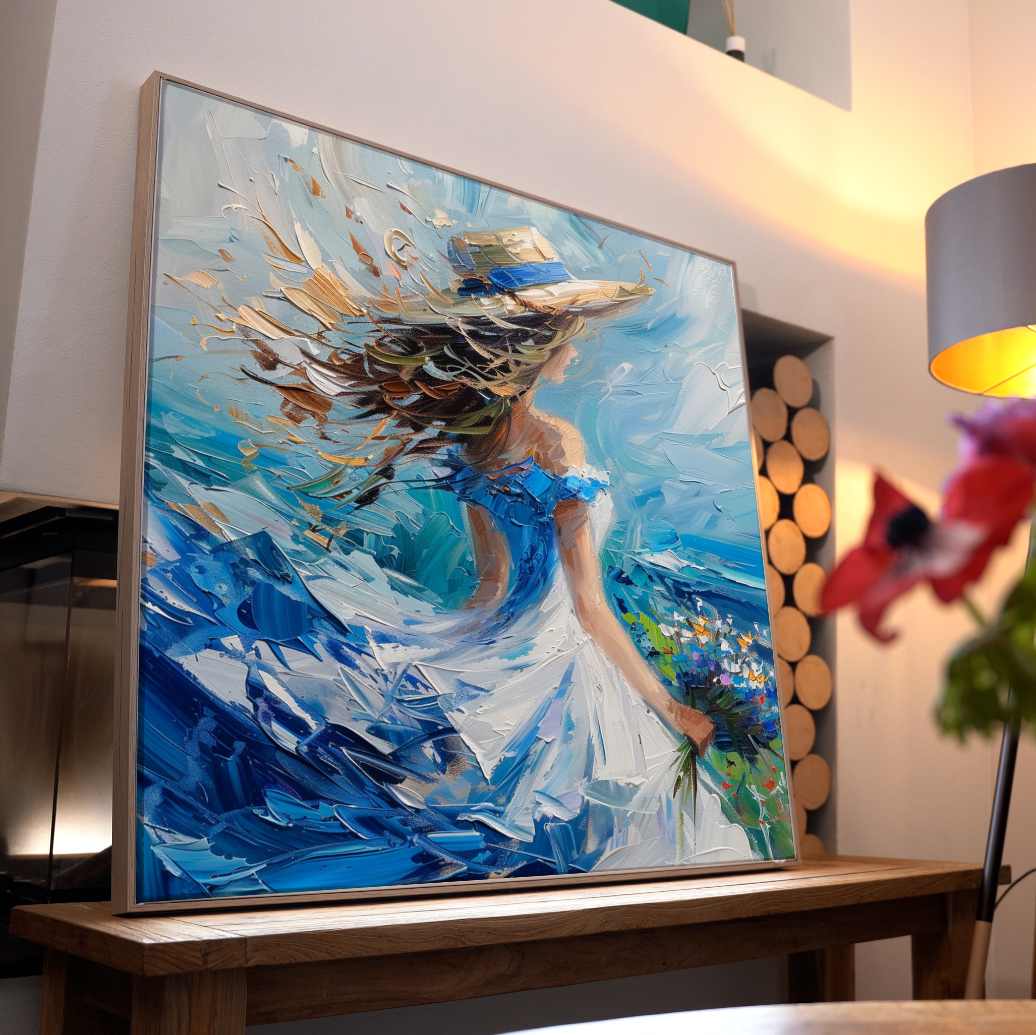 Gemälde Tanzende Frau 1 | LED Bild