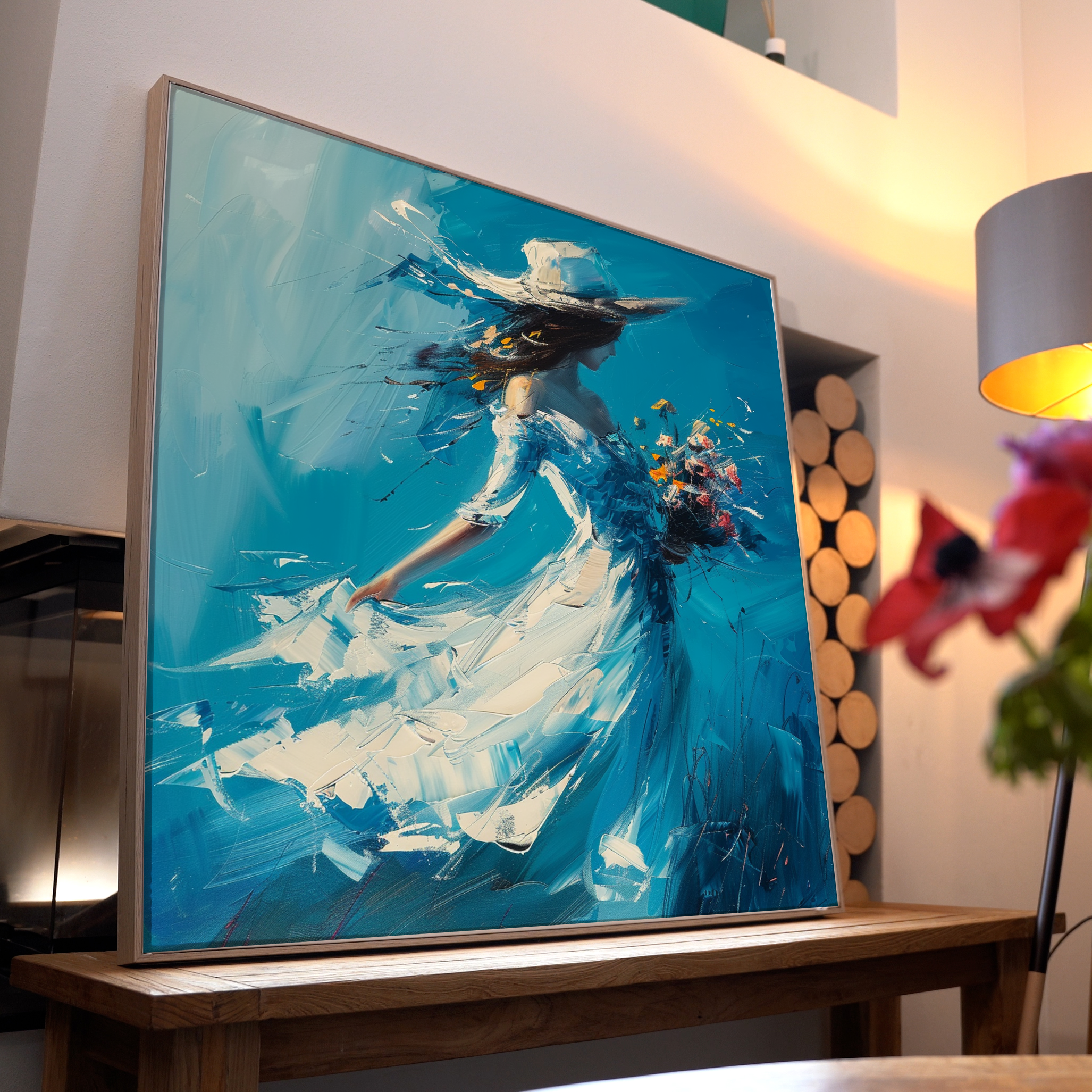 Gemälde Tanzende Frau 2 | LED Bild