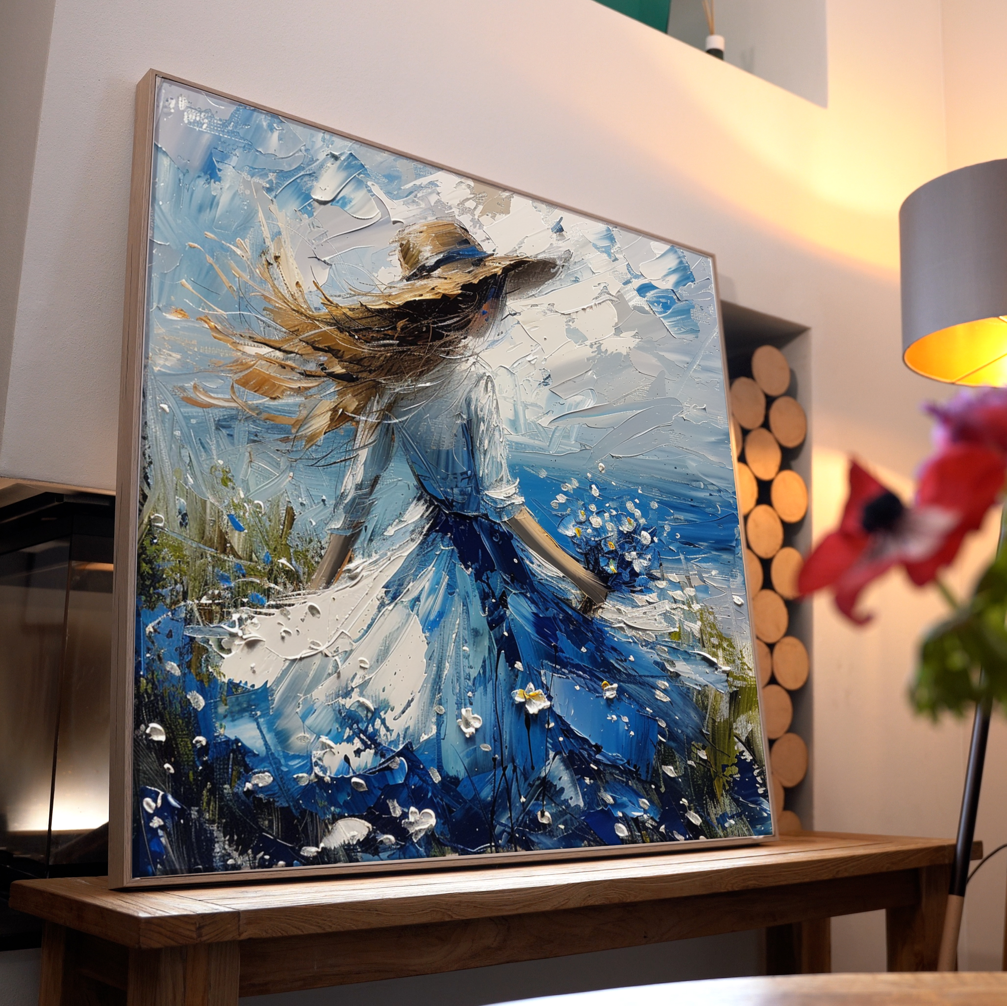 Gemälde Tanzende Frau 3 | LED Bild