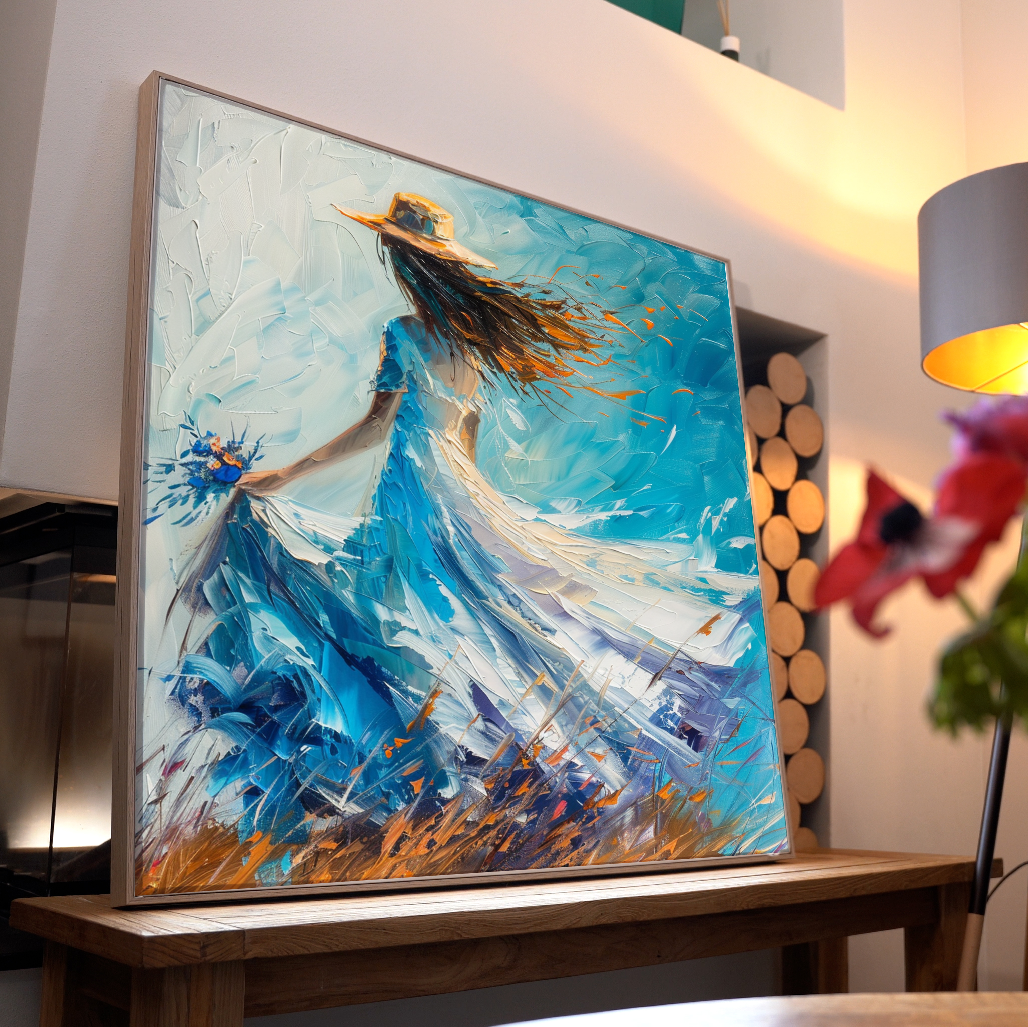 Gemälde Tanzende Frau 4 | LED Bild