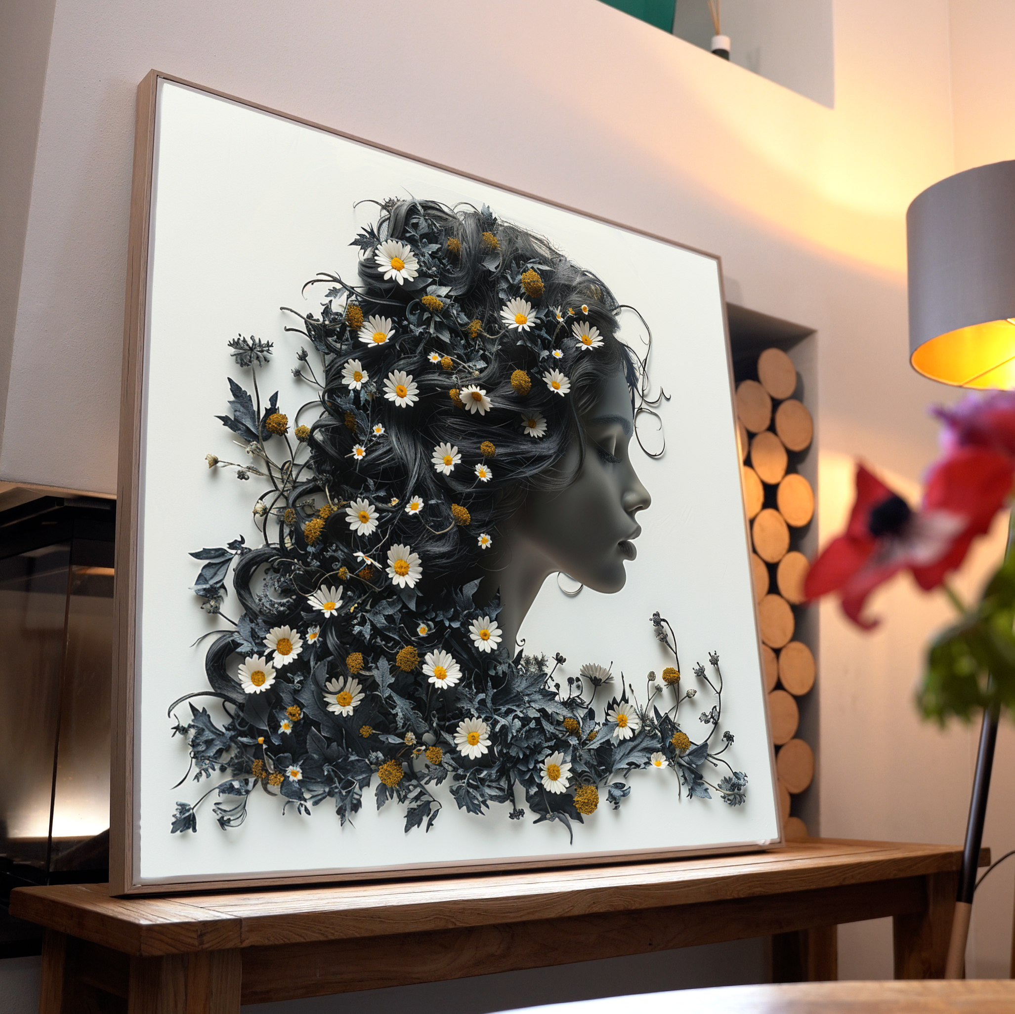 Blumenkopf Realistisch 3 | LED Bild