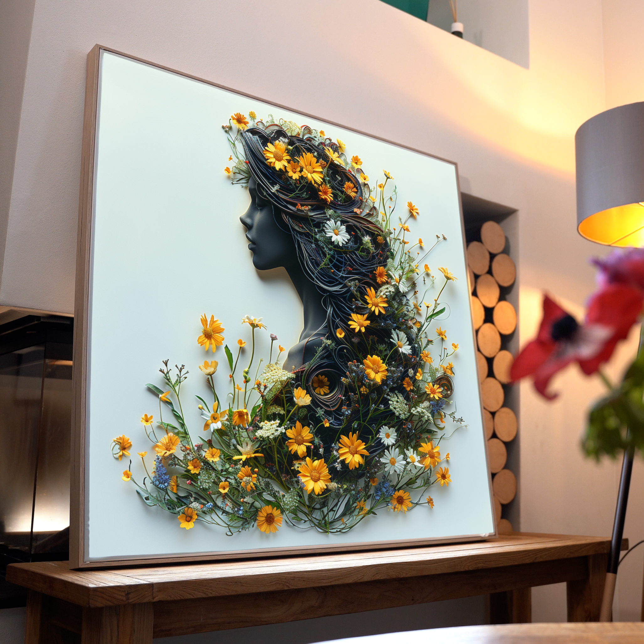 Blumenkopf Realistisch 4 | LED Bild