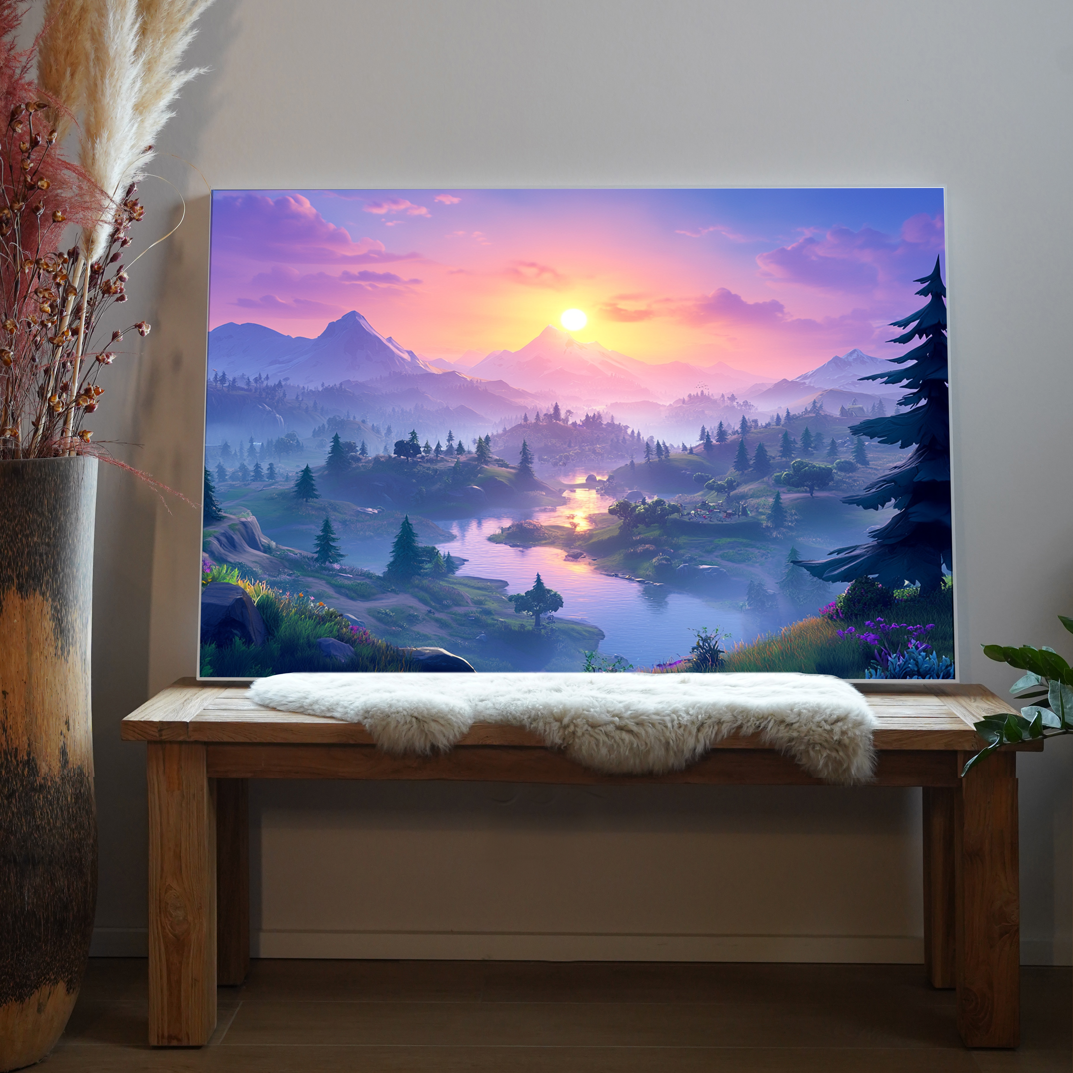 Sonnenuntergang Animiert | LED Bild