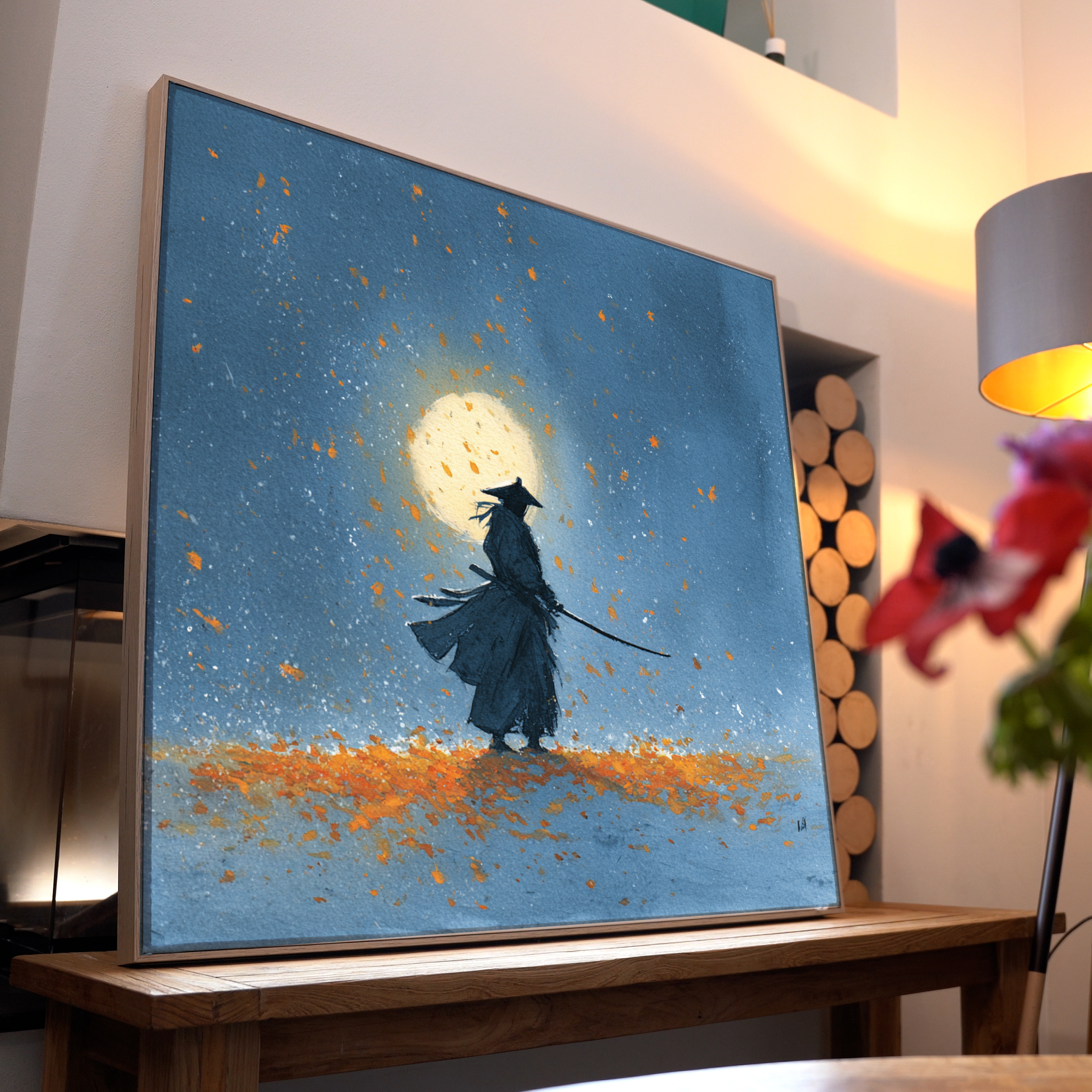 Samurai Silhouette 2 | LED Bild