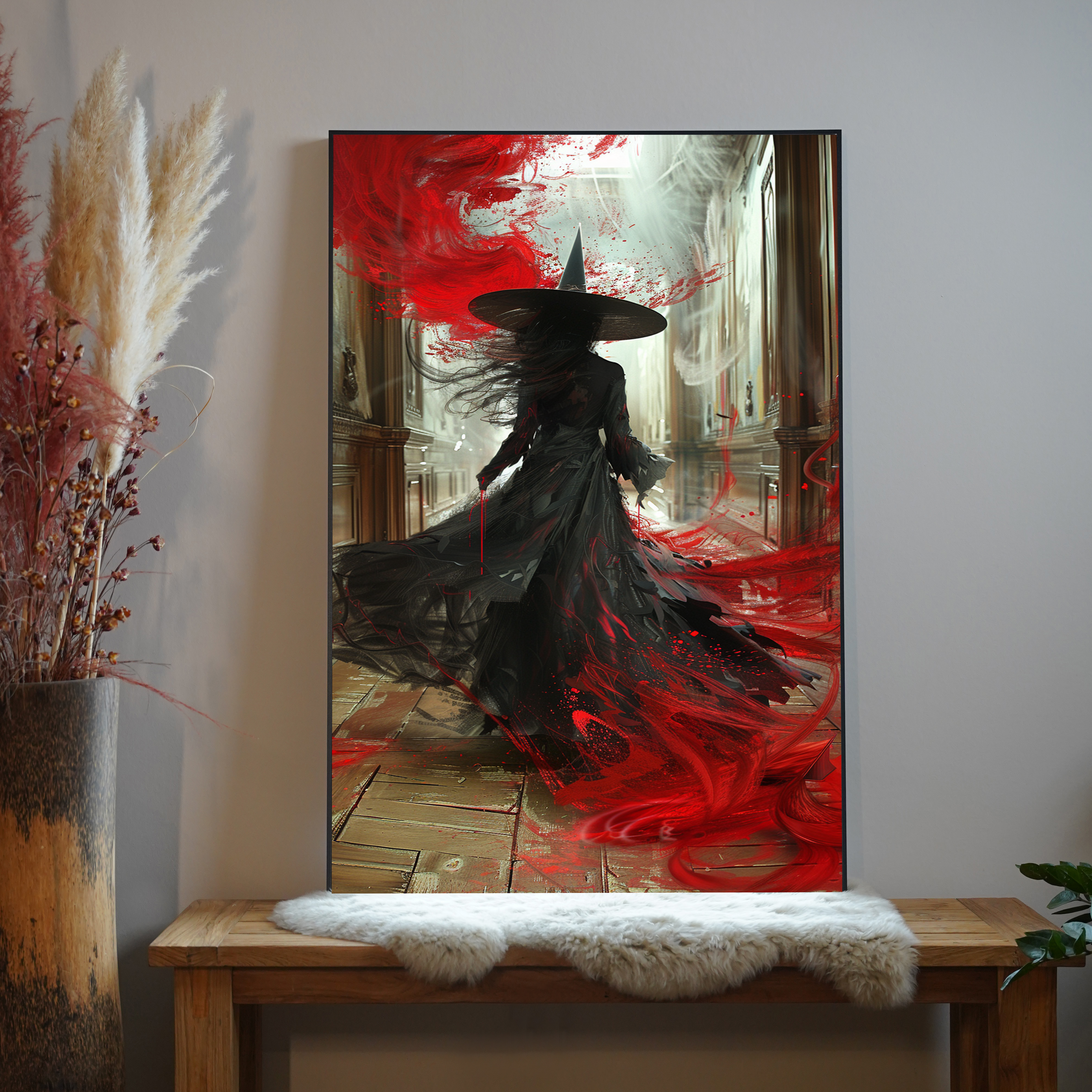 Japanische Kriegerin 2 | LED Bild