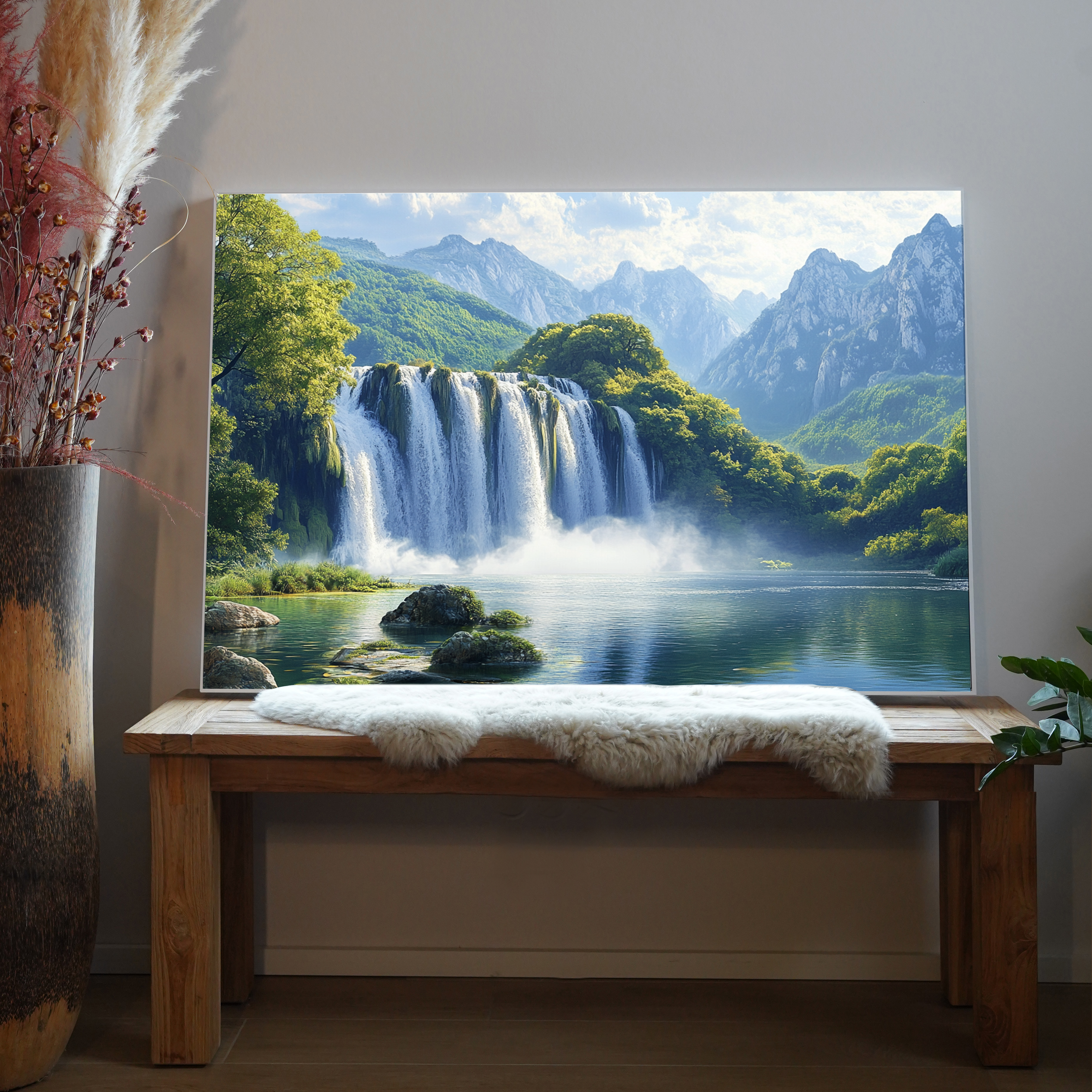 Wasserfall Idyllisch 5 | LED Bild