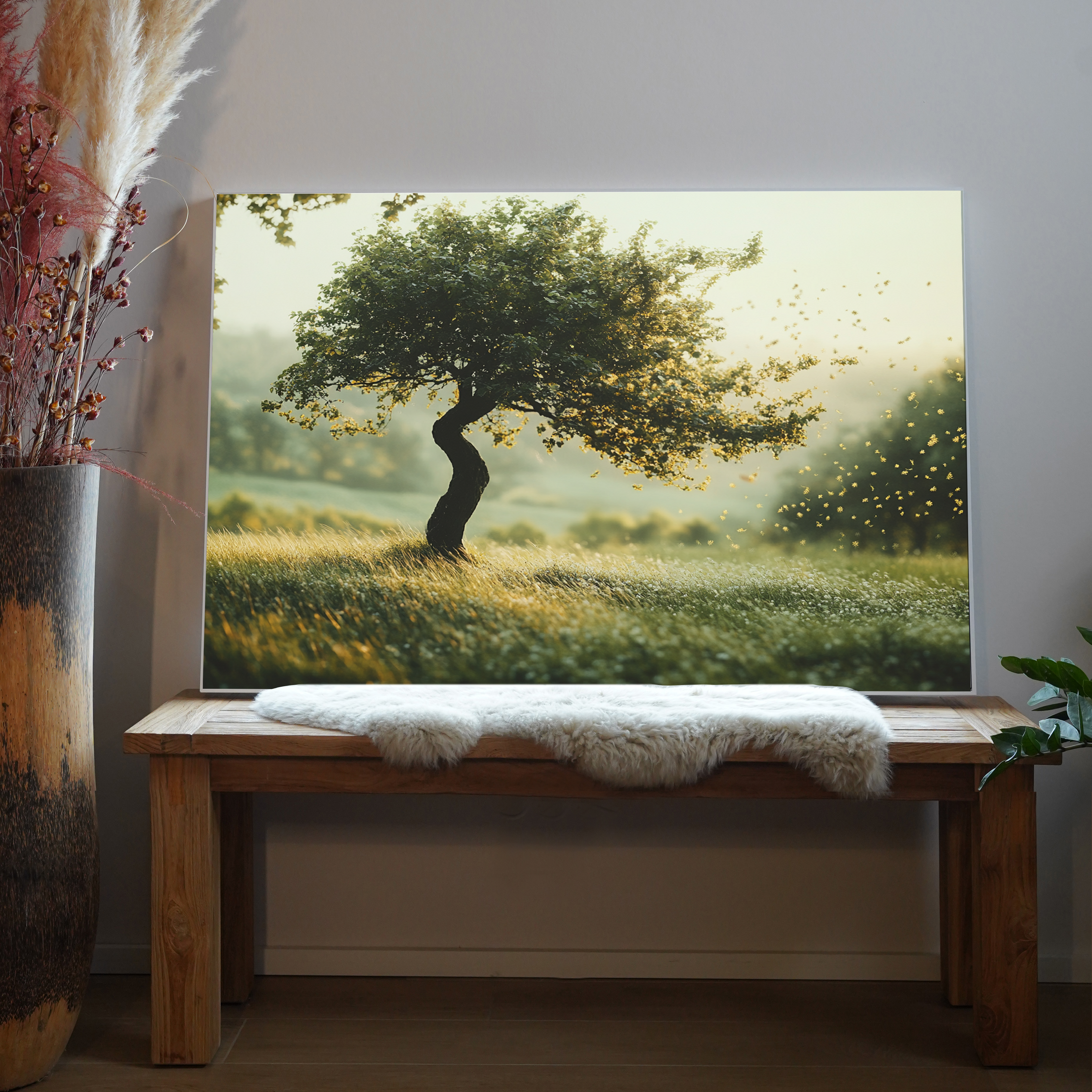 Baum Grüne Wiese 1 | LED Bild