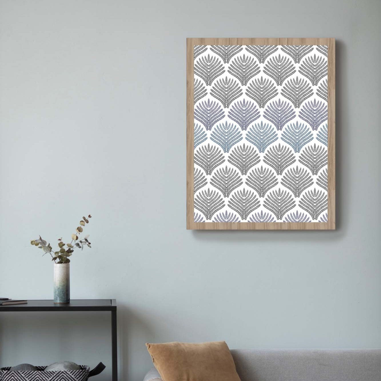 Hochwertiger MDF-Bilderrahmen (ohne LED) für wechselbare Motive