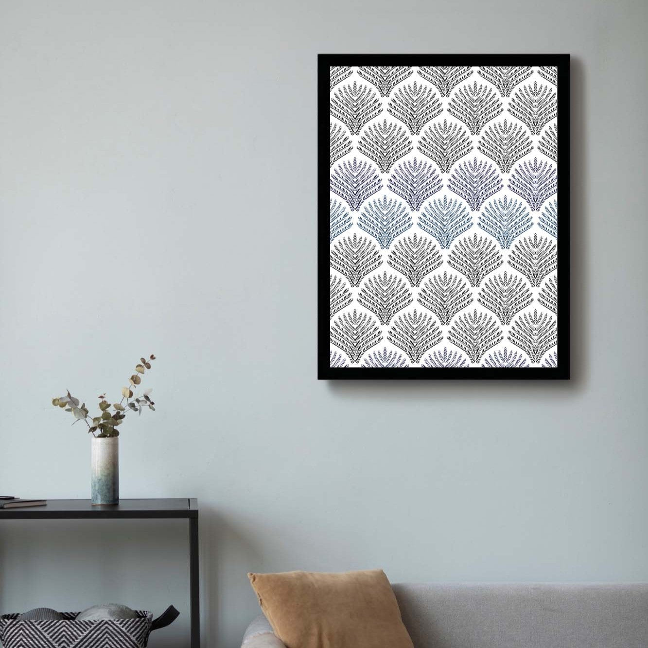 Hochwertiger MDF-Bilderrahmen (ohne LED) für wechselbare Motive