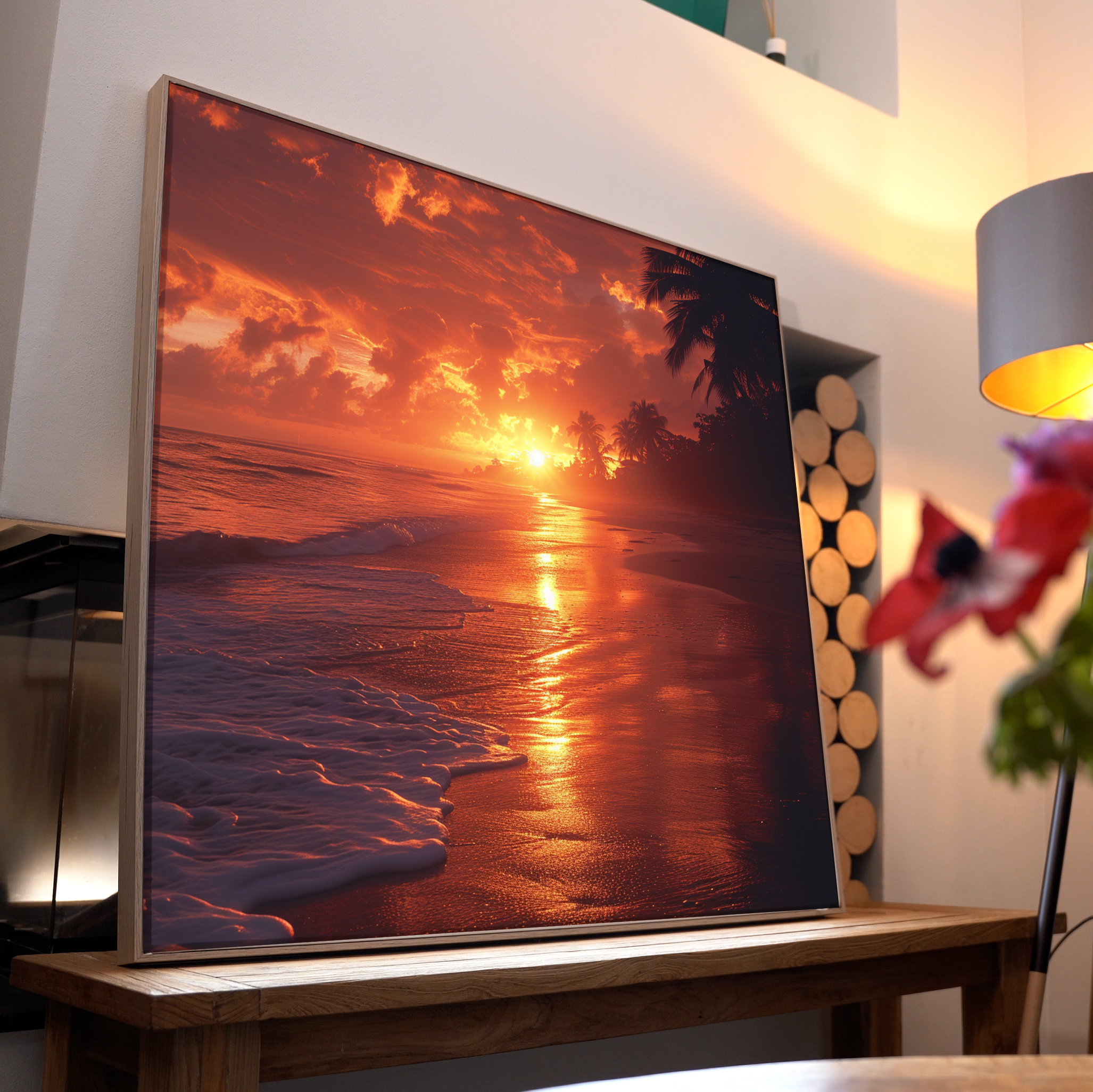 Sonnenuntergang Strand 5 | LED Bild