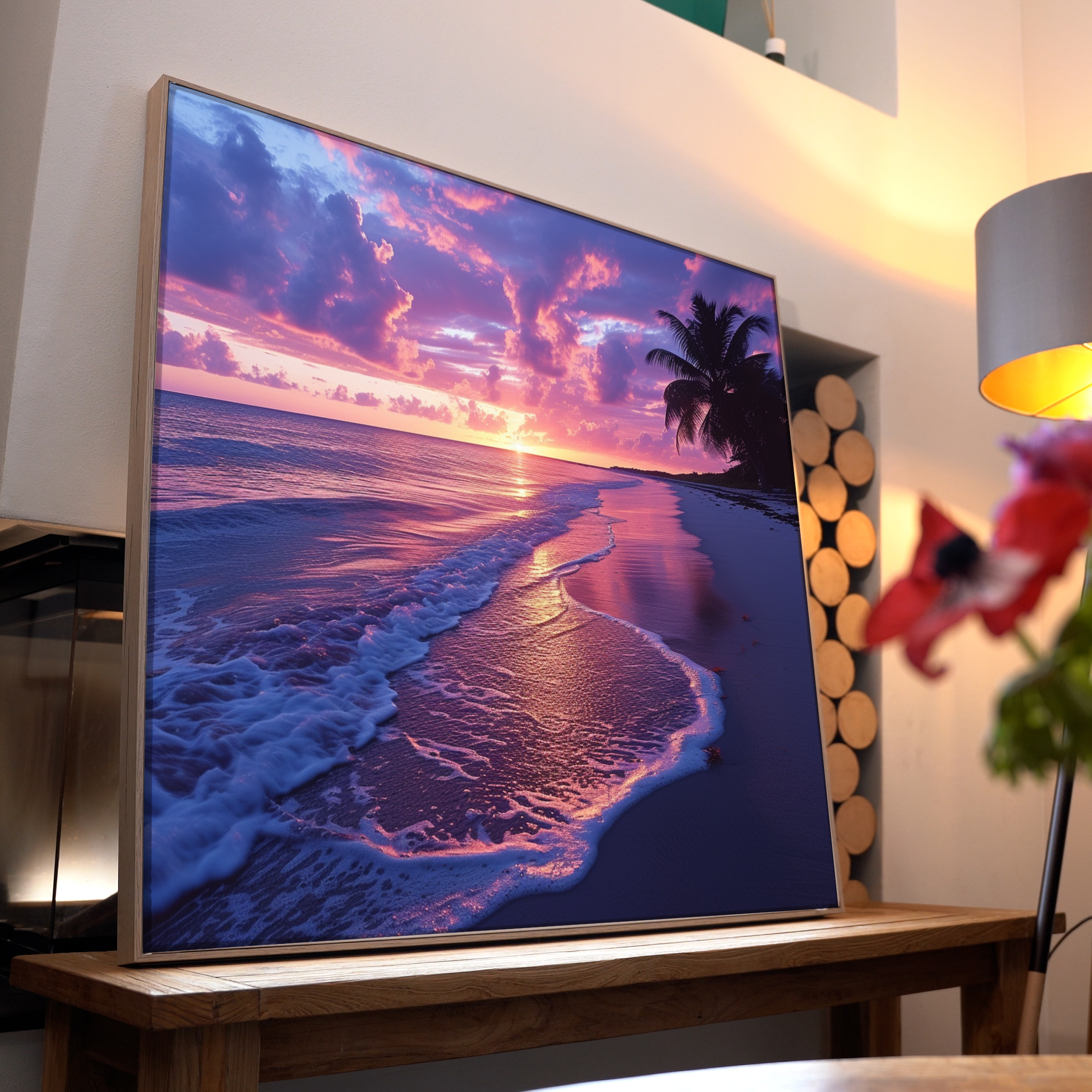 Sonnenuntergang Strand 7 | LED Bild