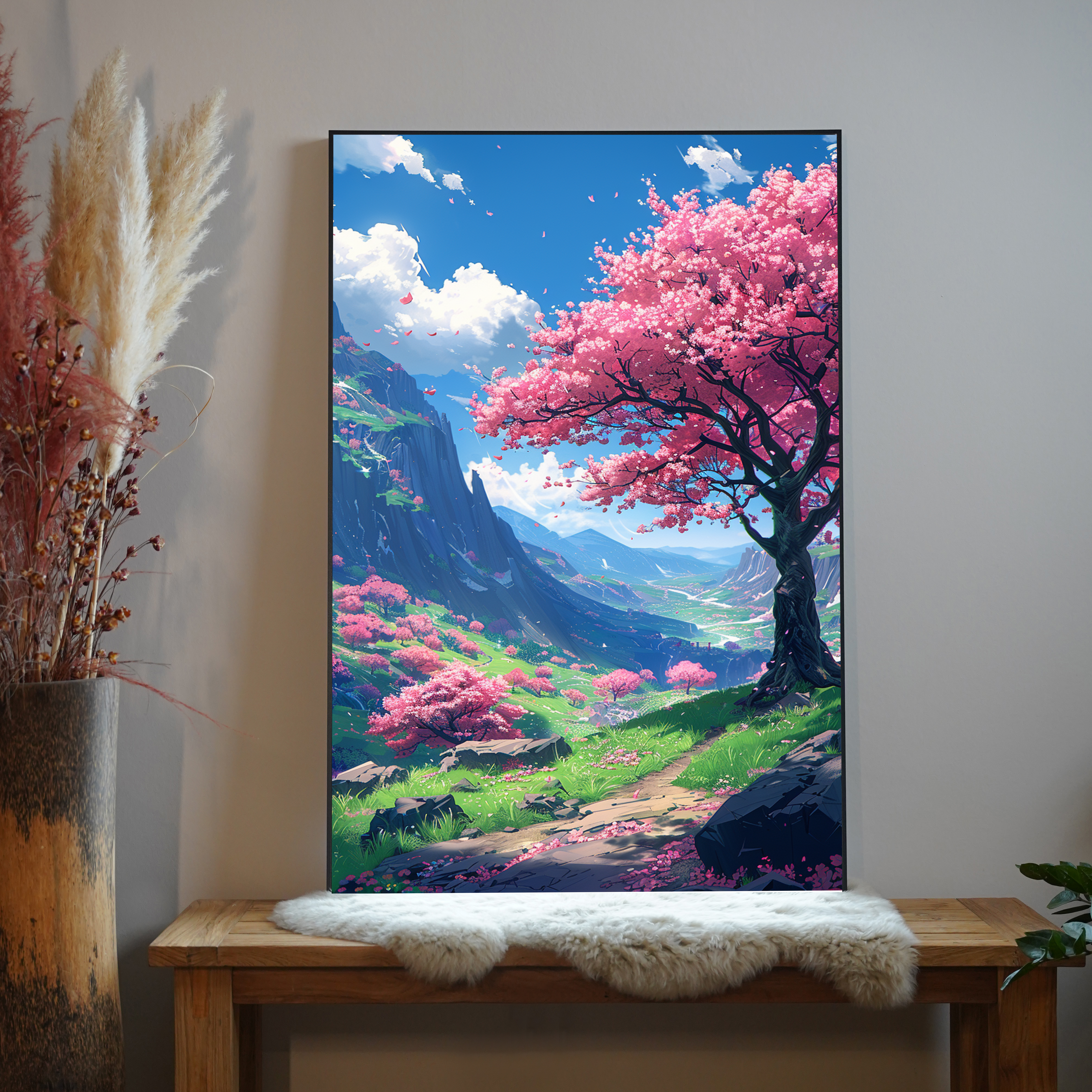 Kirschblüten Pink Animiert 2 | LED Bild