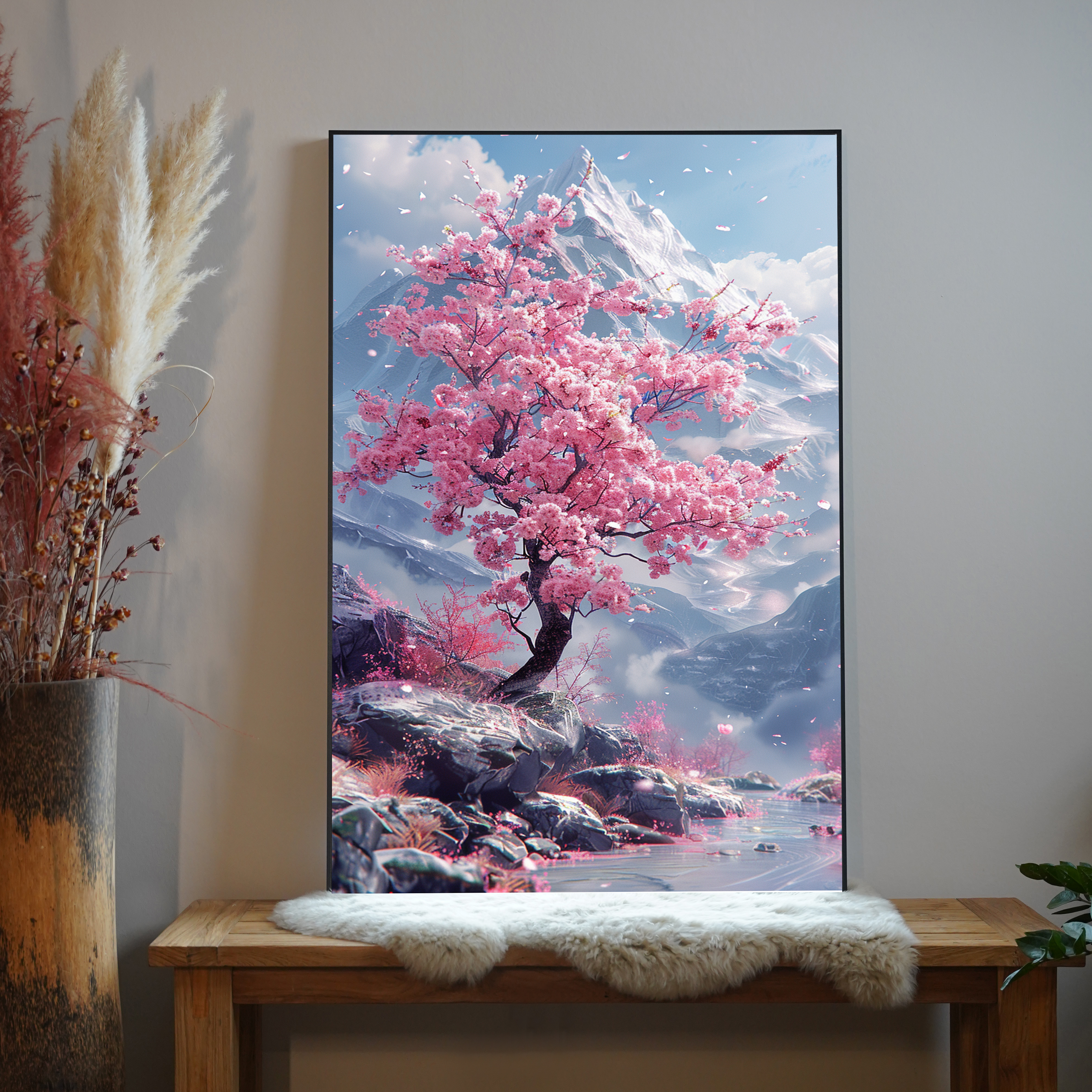 Kirschblüten Pink Animiert 3 | LED Bild