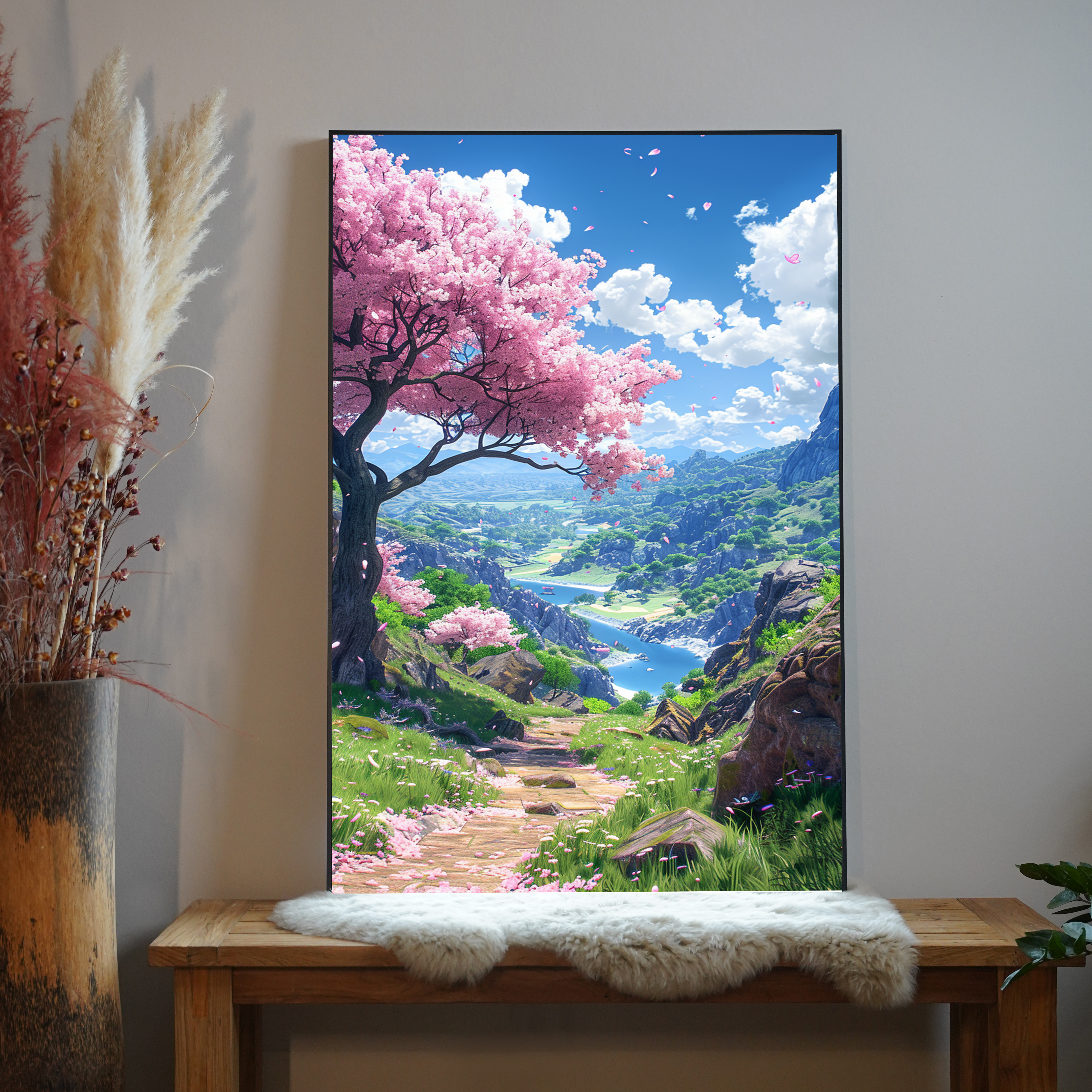 Kirschblüten Pink Animiert 4 | LED Bild