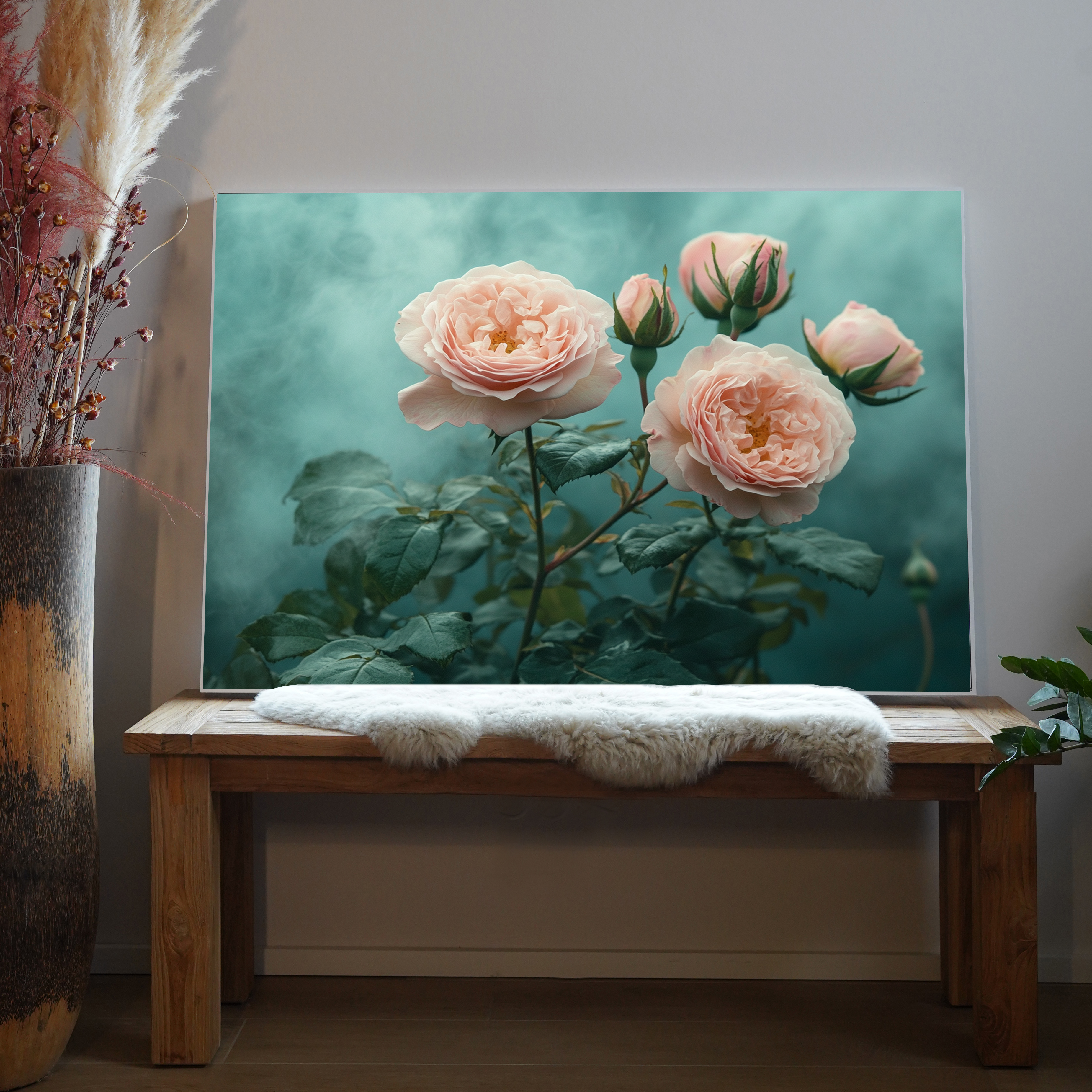 Rosenbusch Nebelig 2 | LED Bild