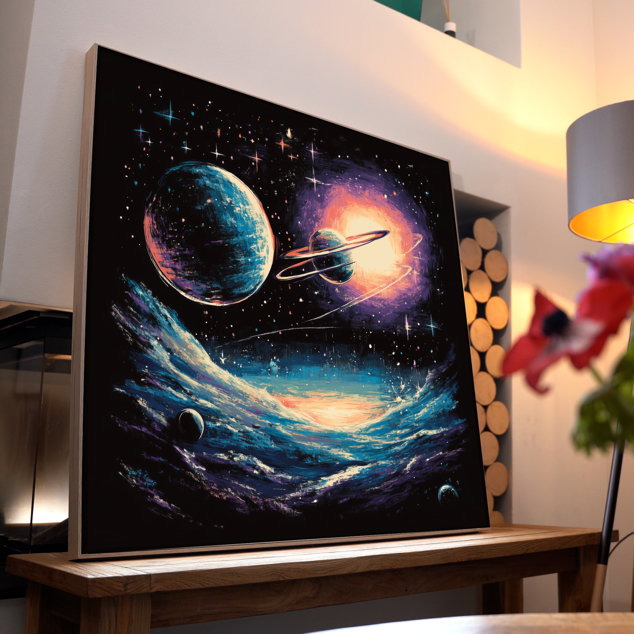 Planeten Illustriert | LED Bild