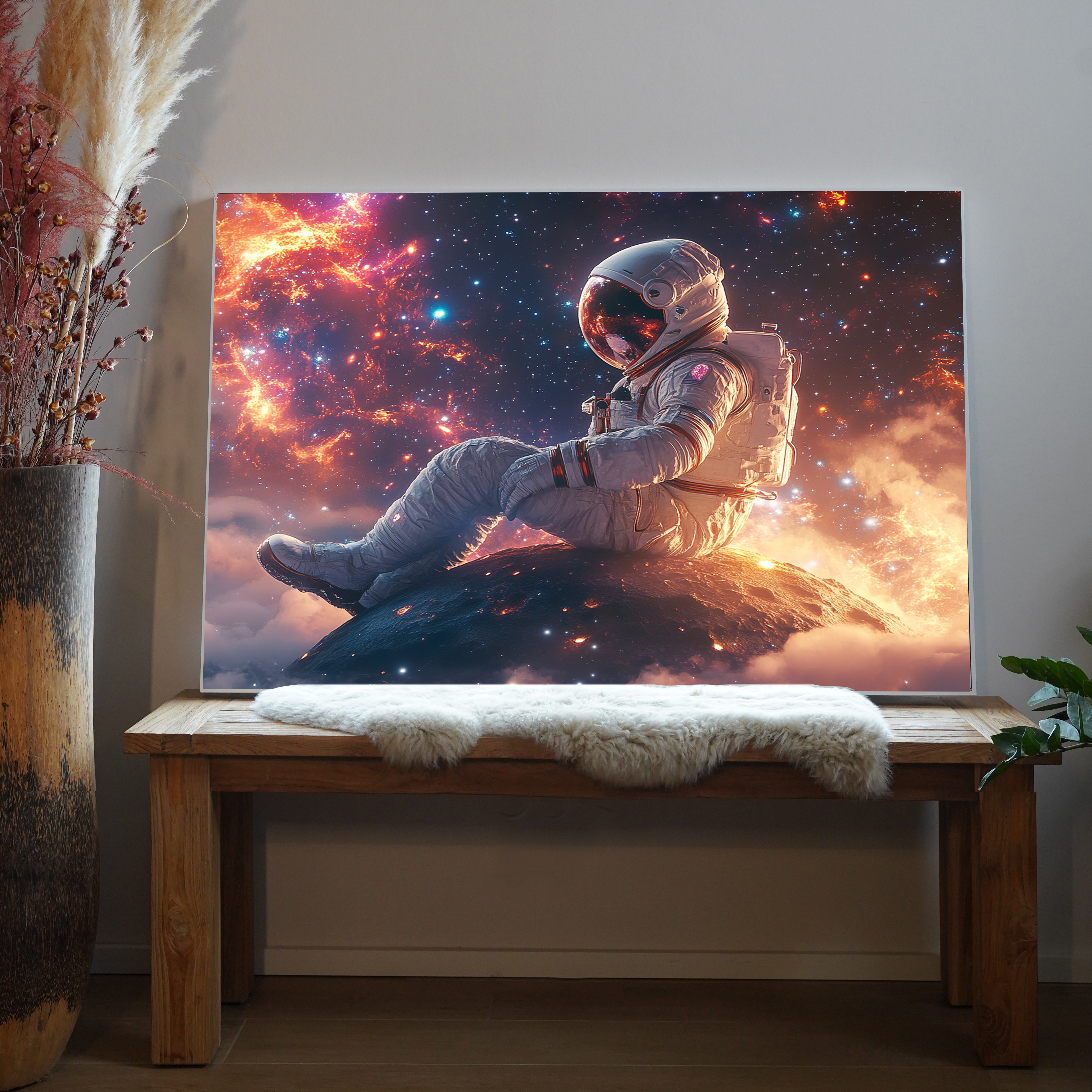 Astronaut auf Planet 1 | LED Bild