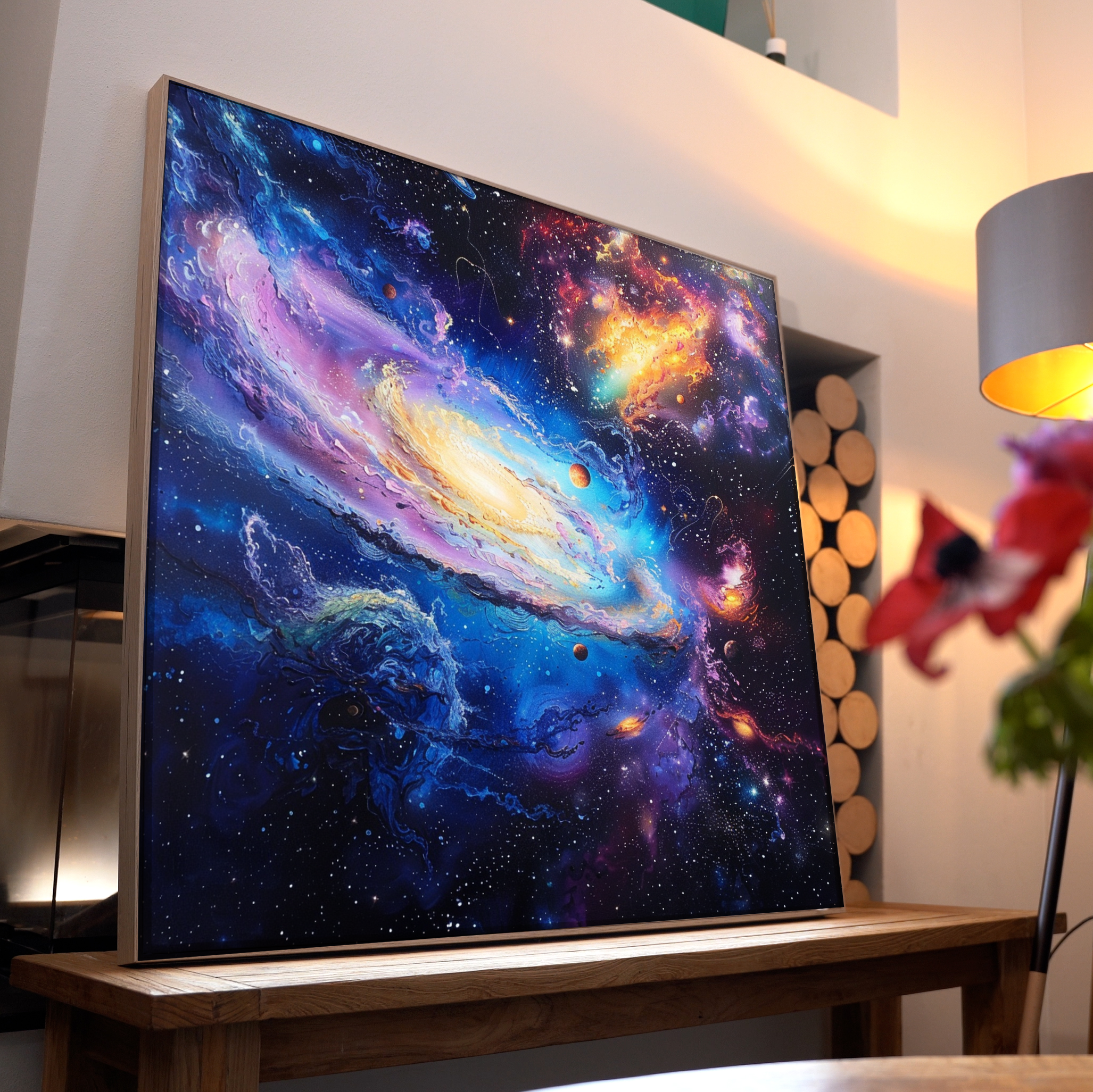 Galaxie Illustriert 2 | LED Bild