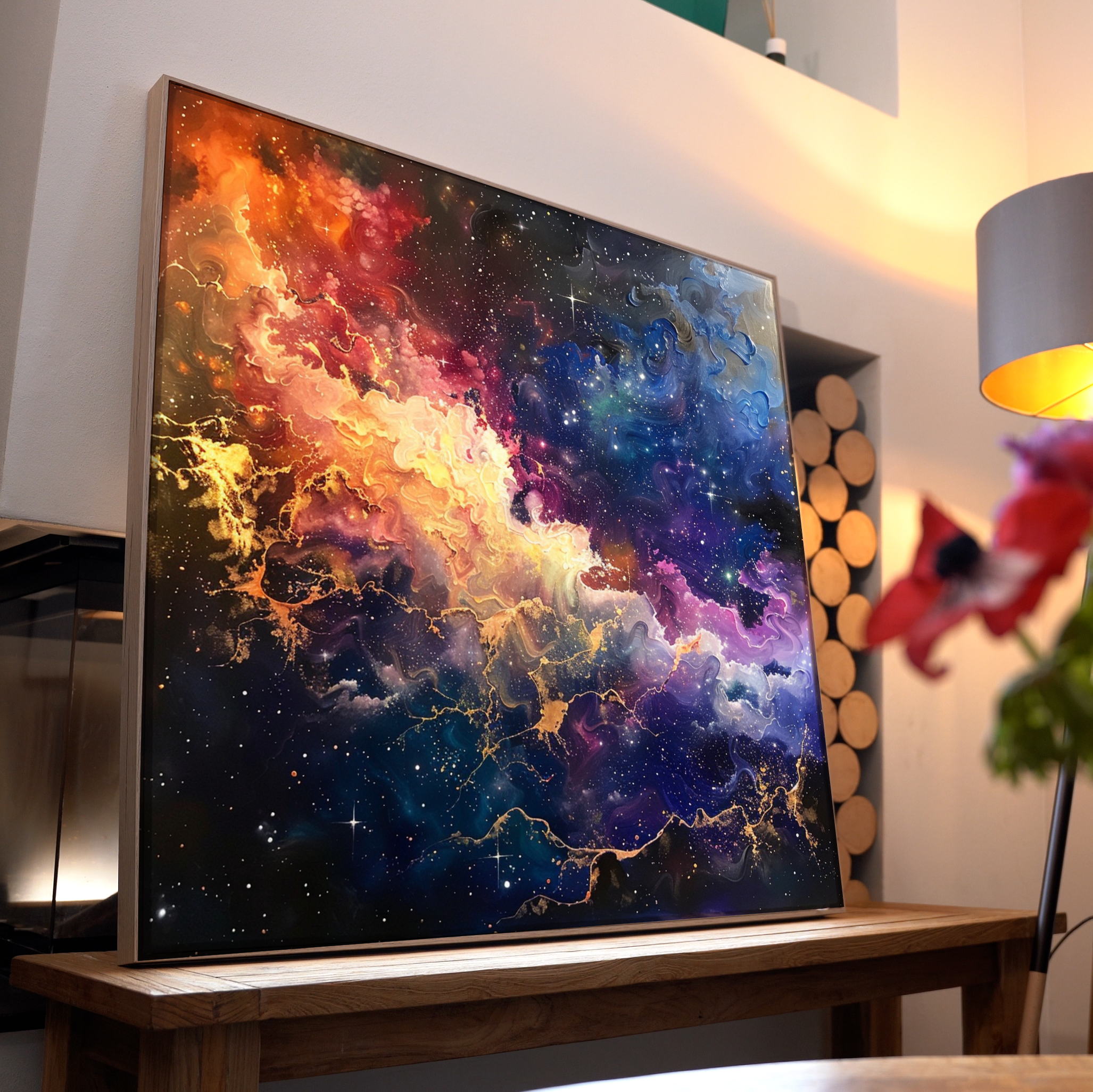 Abstrakte Galaxie 1 | LED Bild