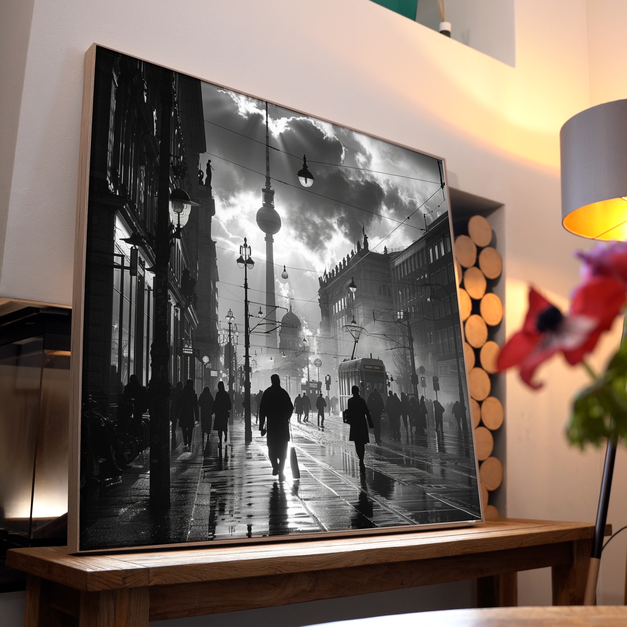 Berlin Schwarz & Weiß 2 | LED Bild