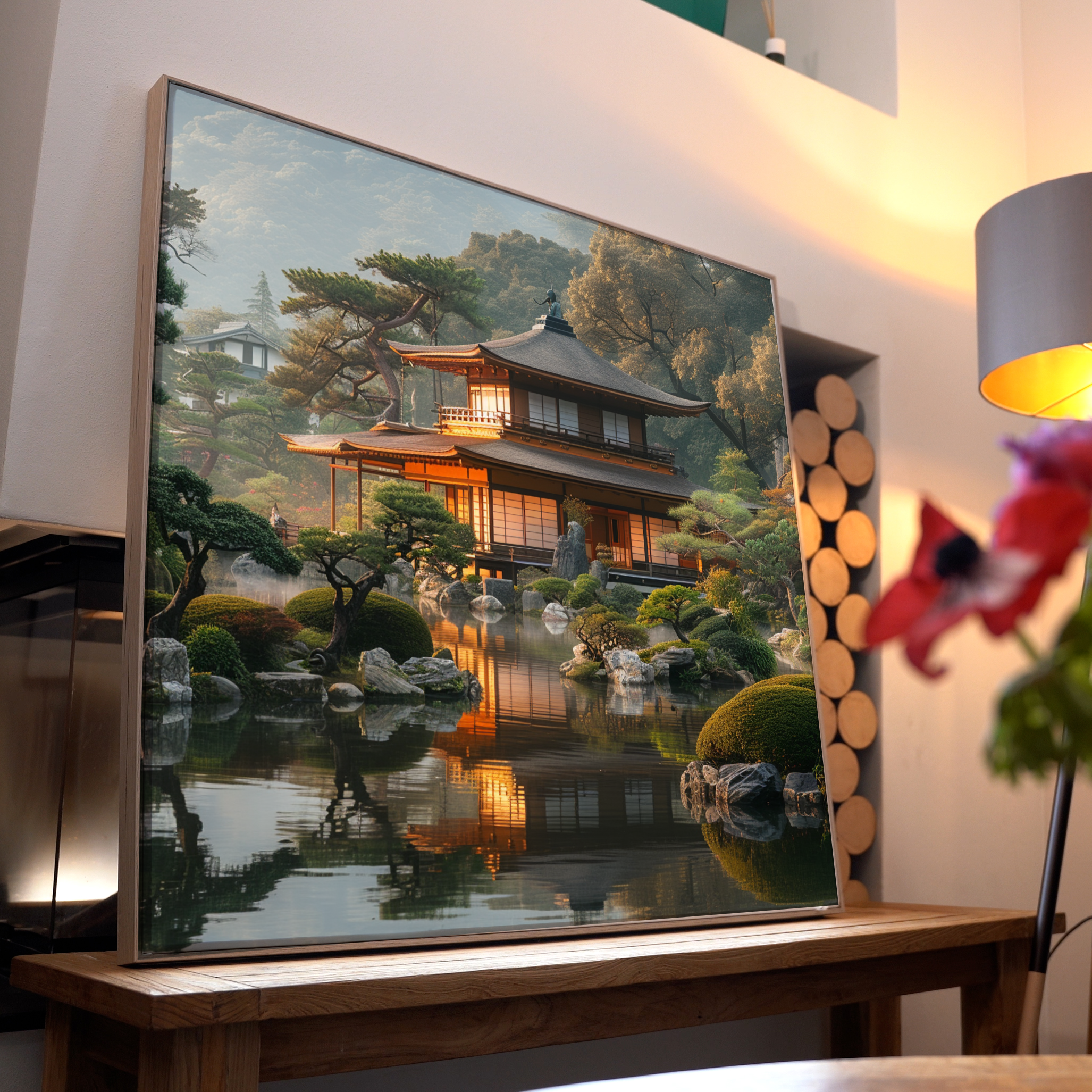 Asiatisches Haus Animiert | LED Bild