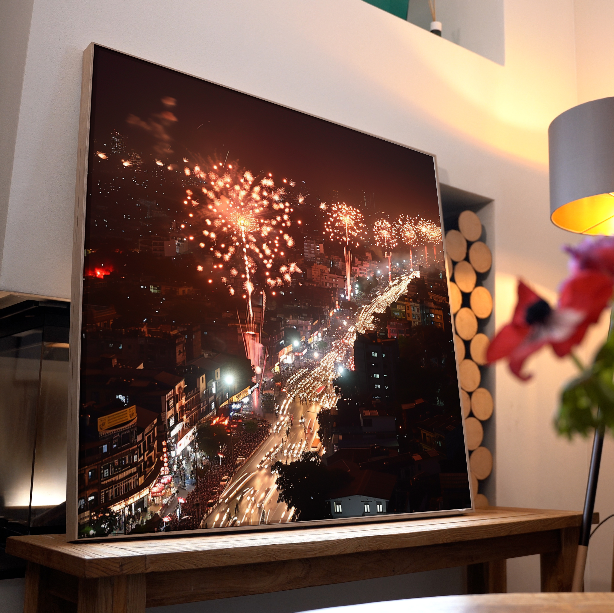 Feuerwerk Großstadt 1 | LED Bild