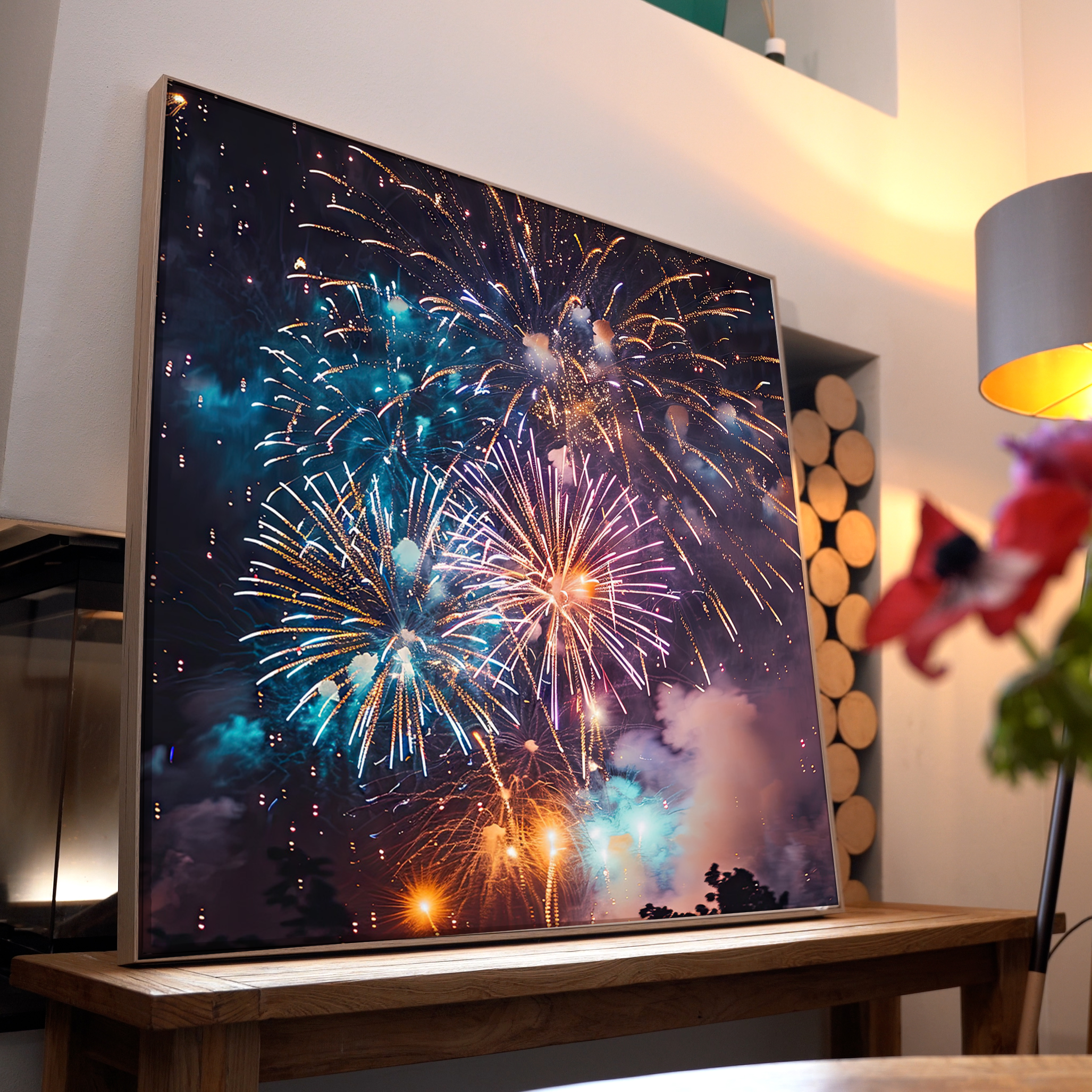 Feuerwerk Großstadt 8 | LED Bild