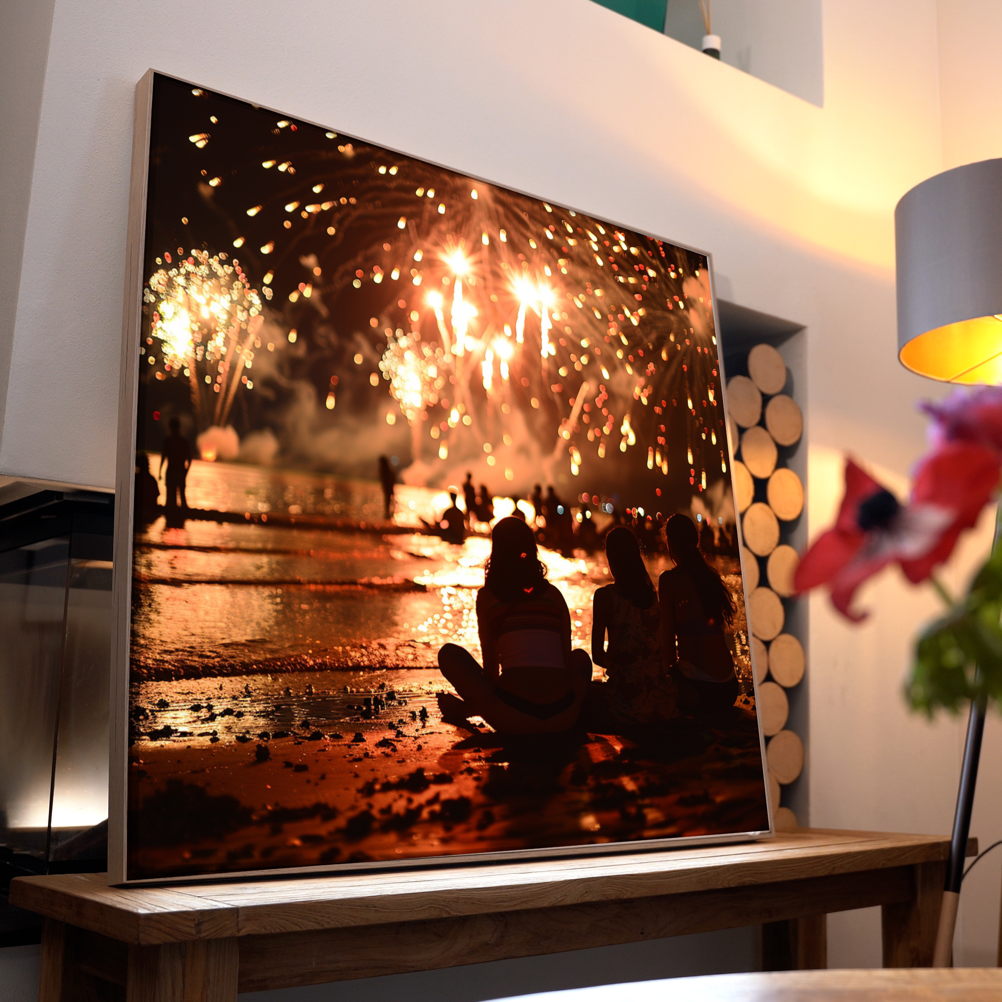 Feuerwerk Großstadt 4 | LED Bild