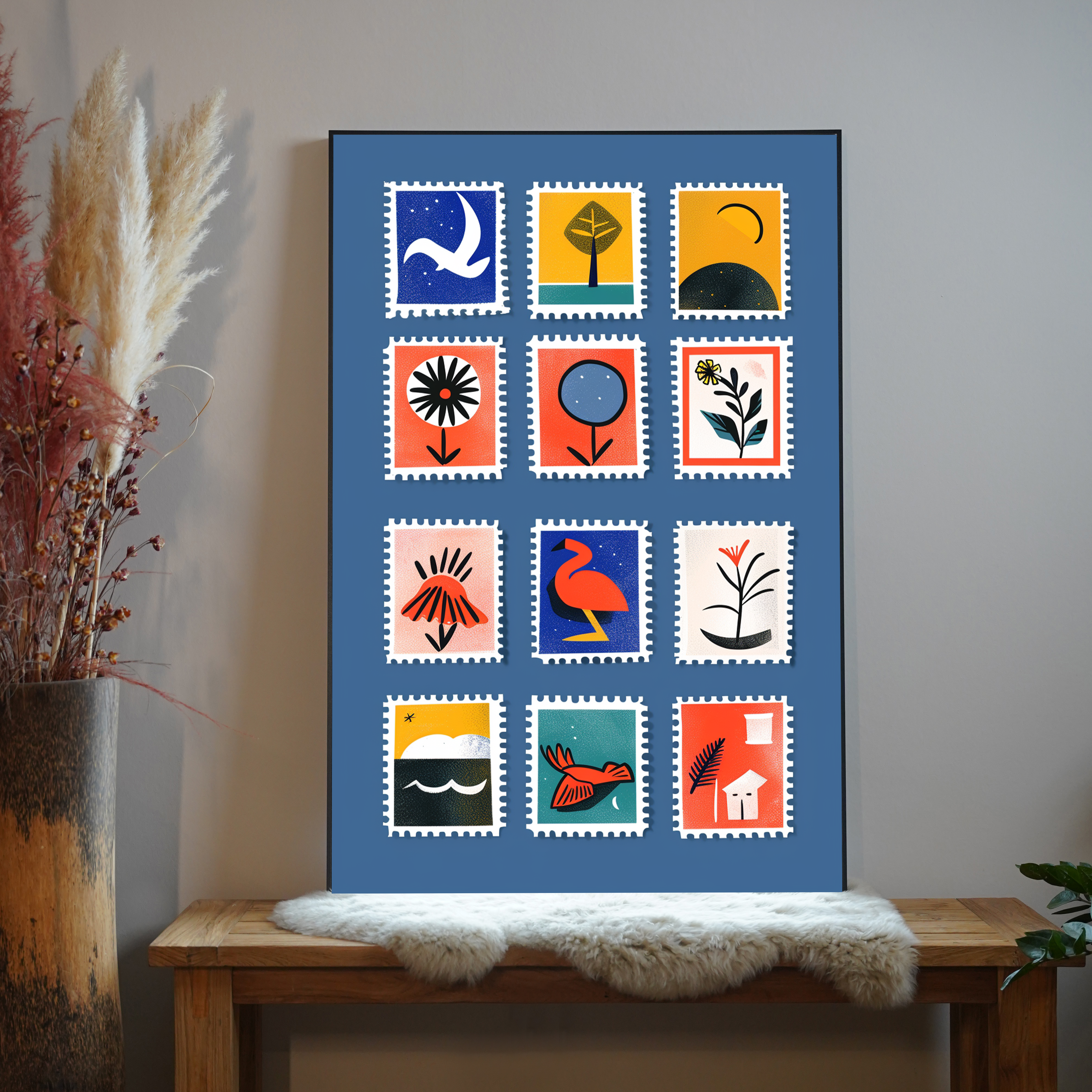 Briefmarken 3 | LED Bild