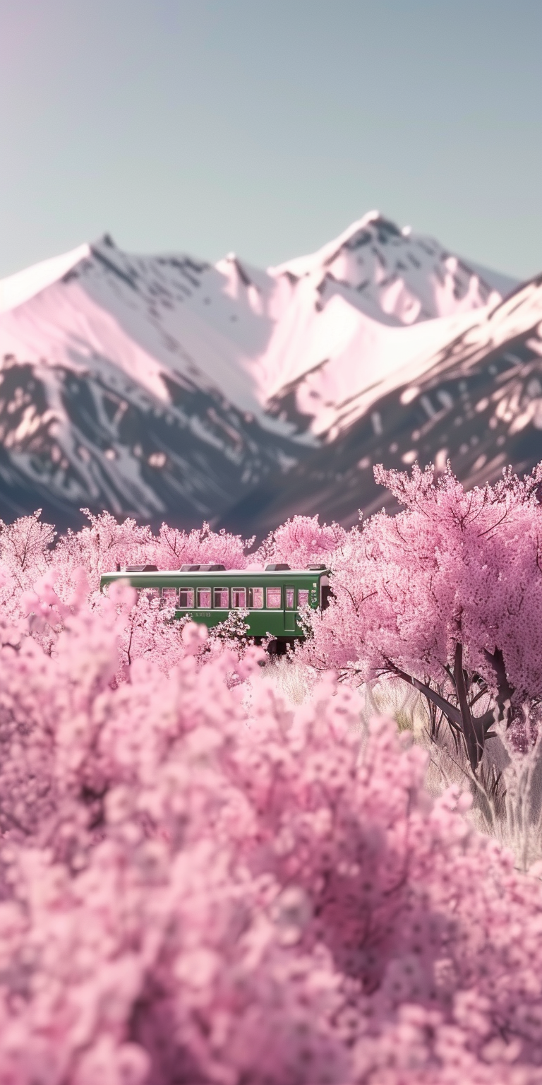 Straßenbahn Mount Fuji 2 | LED Bild