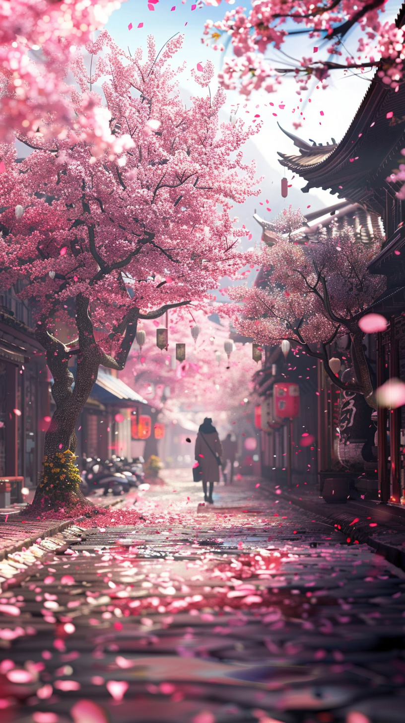 Asiatischer Frühling 2 | LED Bild