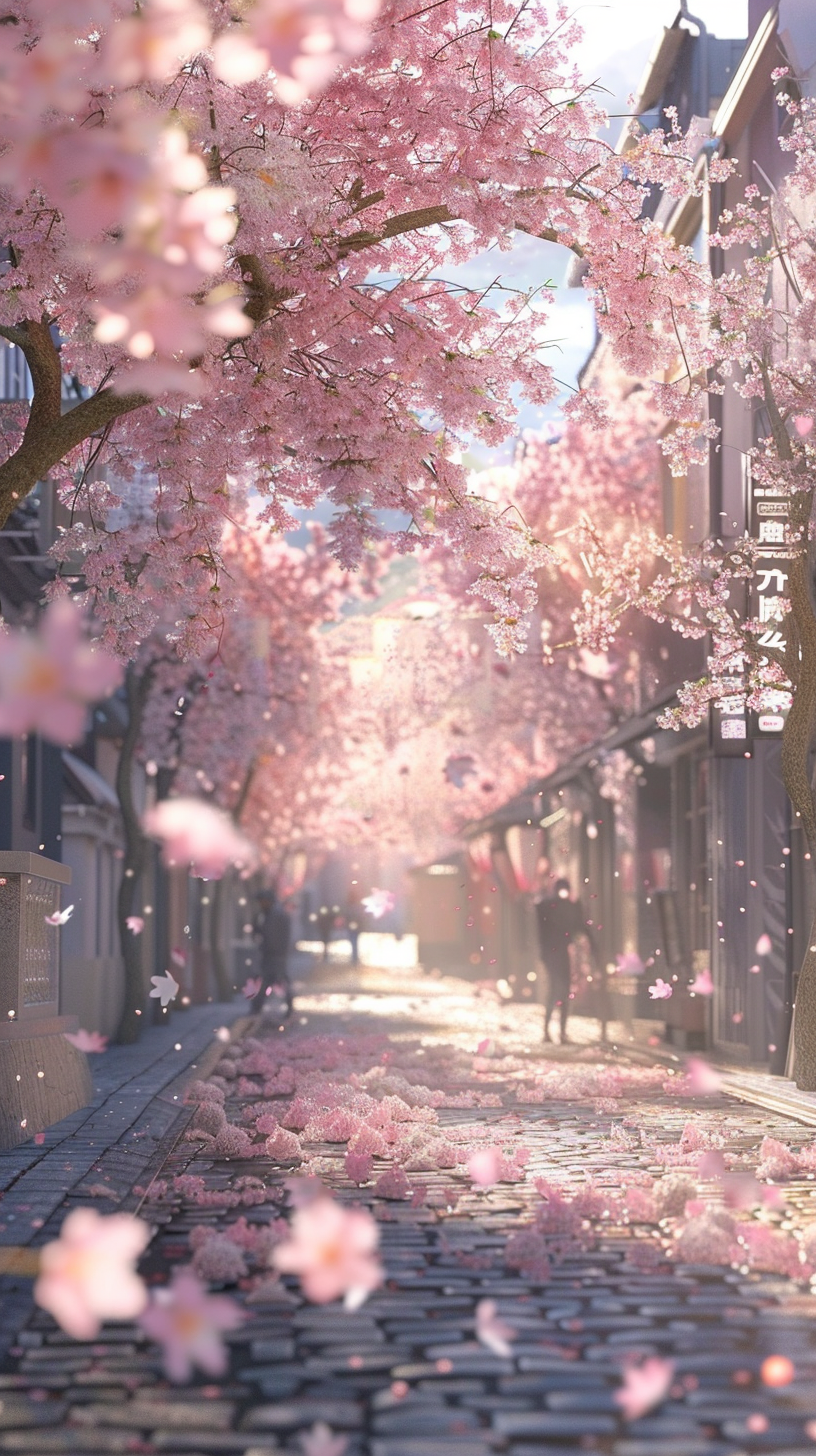 Asiatischer Frühling 3 | LED Bild